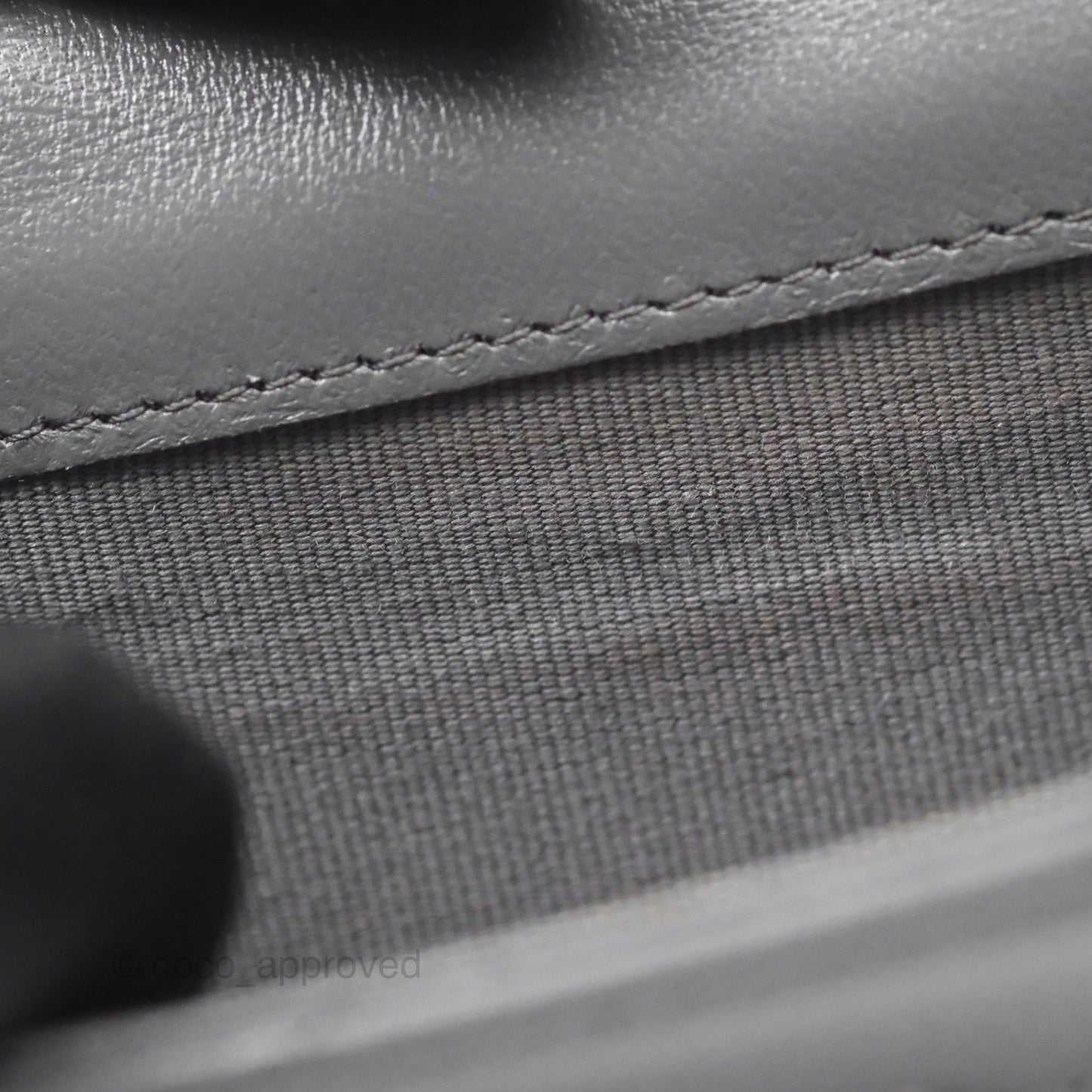 Chanel 19 Grey Short Trifold Wallet Lambskin Silver Hardware