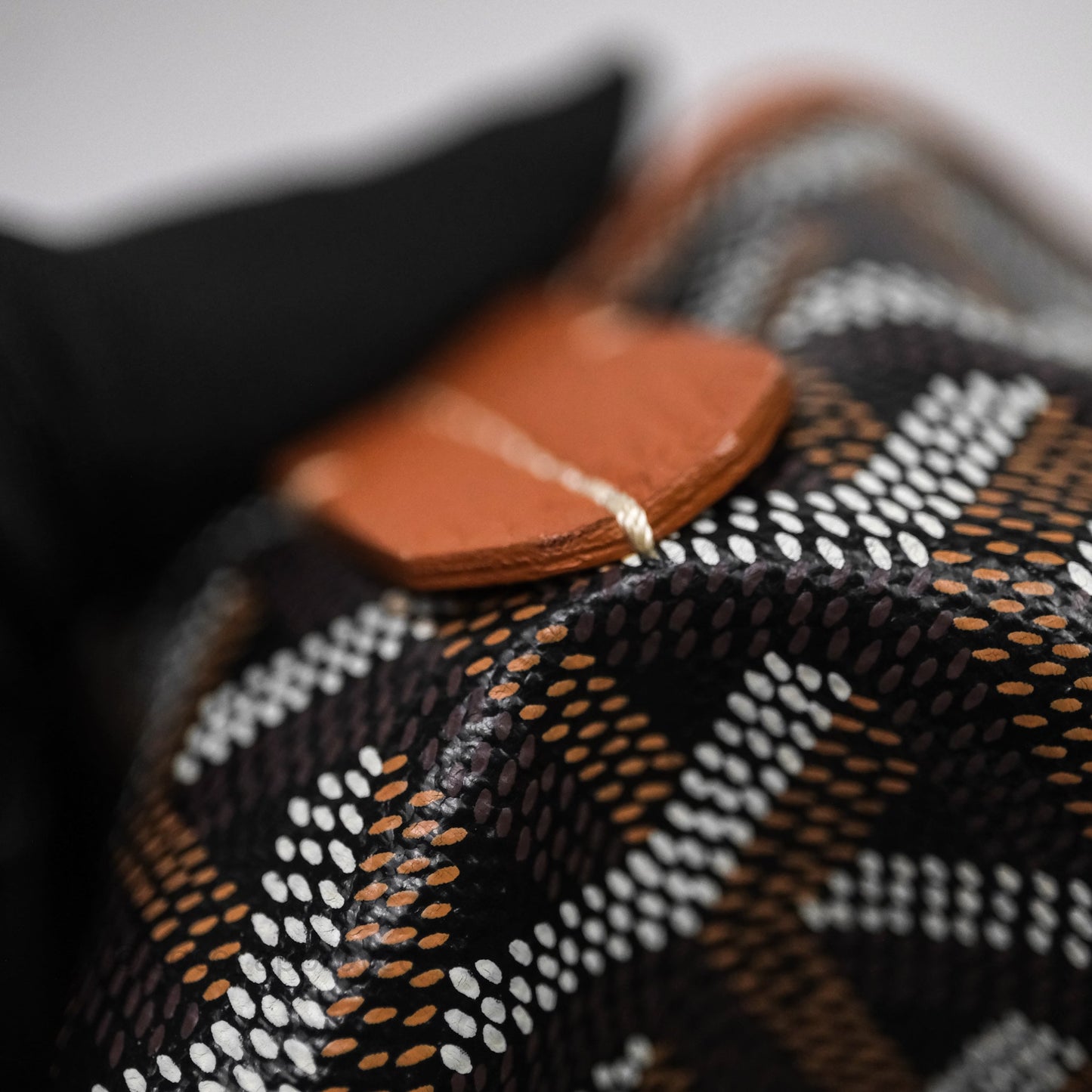 Goyard Saint Louis Tote Bag GM Black/Tan
