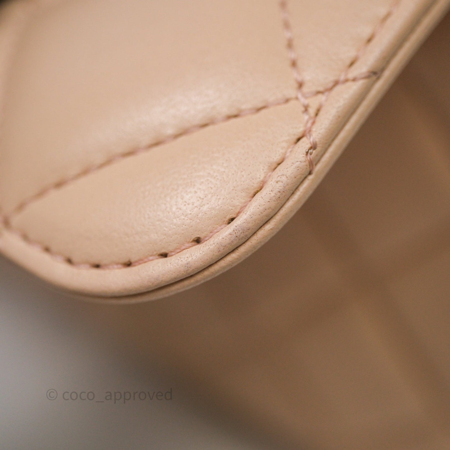 Chanel Small Trendy CC Beige Lambskin Gold Hardware