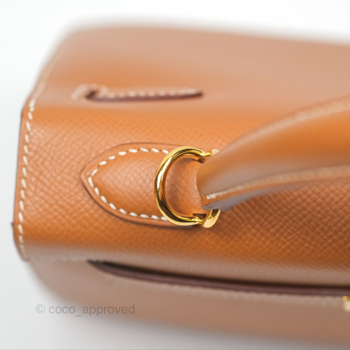 Hermès Kelly 25 Sellier Gold Epsom Gold Hardware