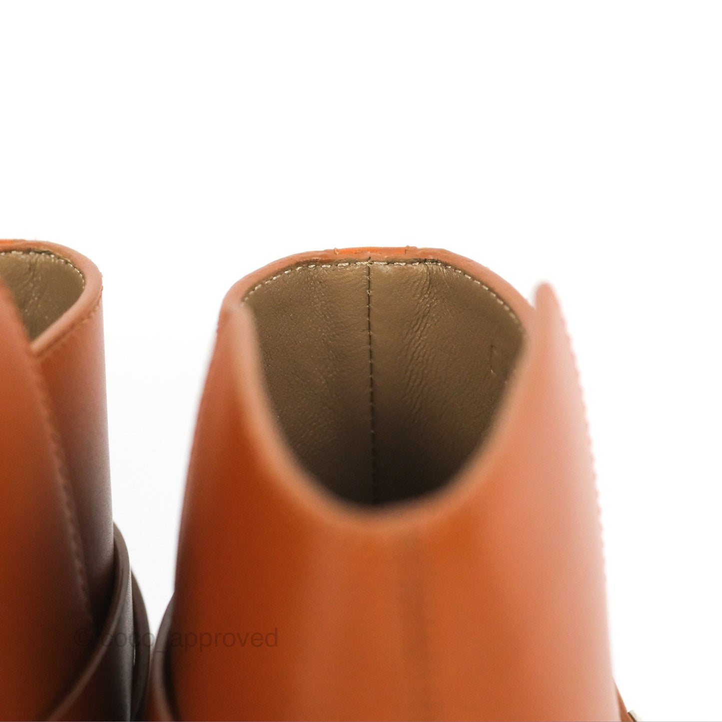 Hermès Neo Ankle Boots Naturel Calfskin Size 39