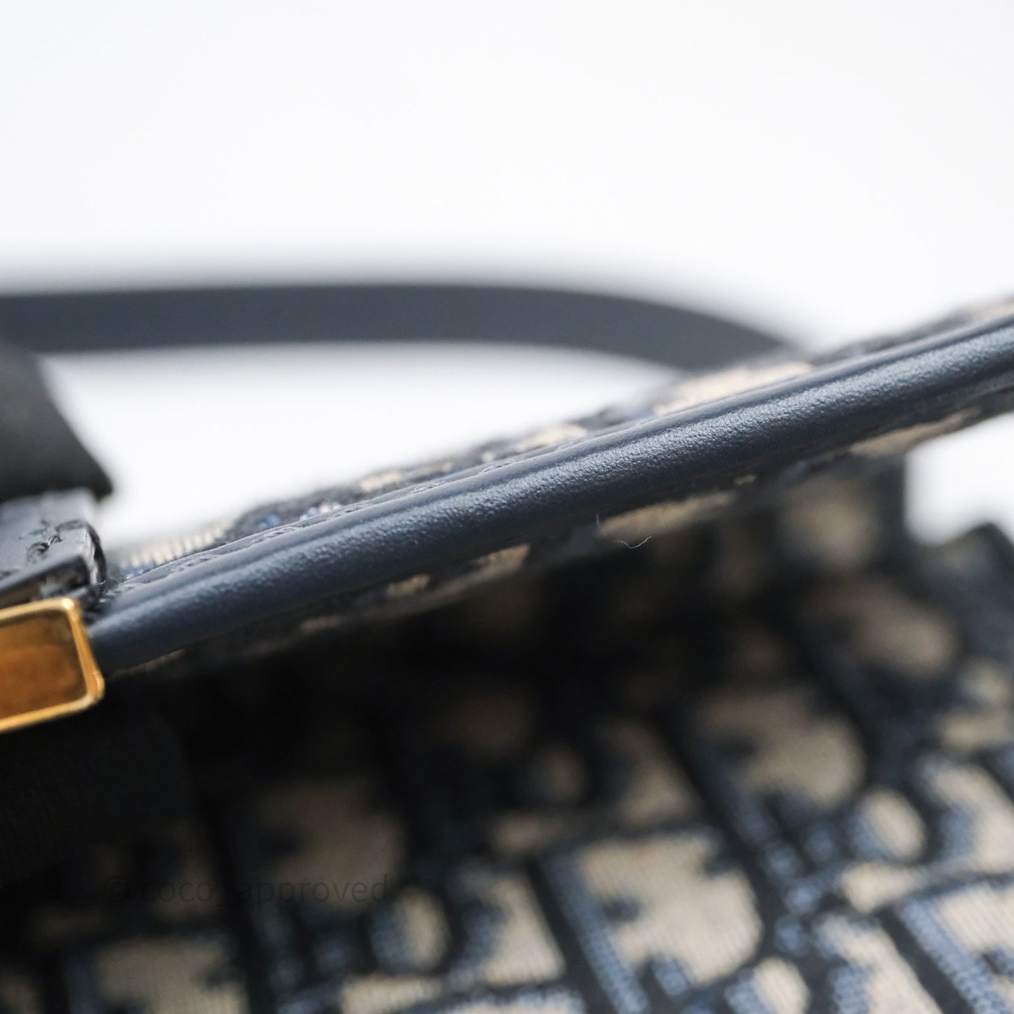 Christian Dior Small 30 Montaigne Bag Blue Dior Oblique Jacquard