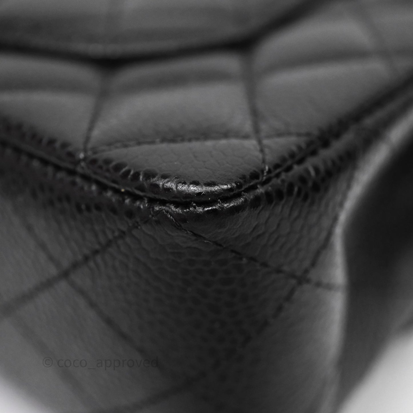 Chanel Small Classic Flap Quilted Black Caviar Gold Hardware