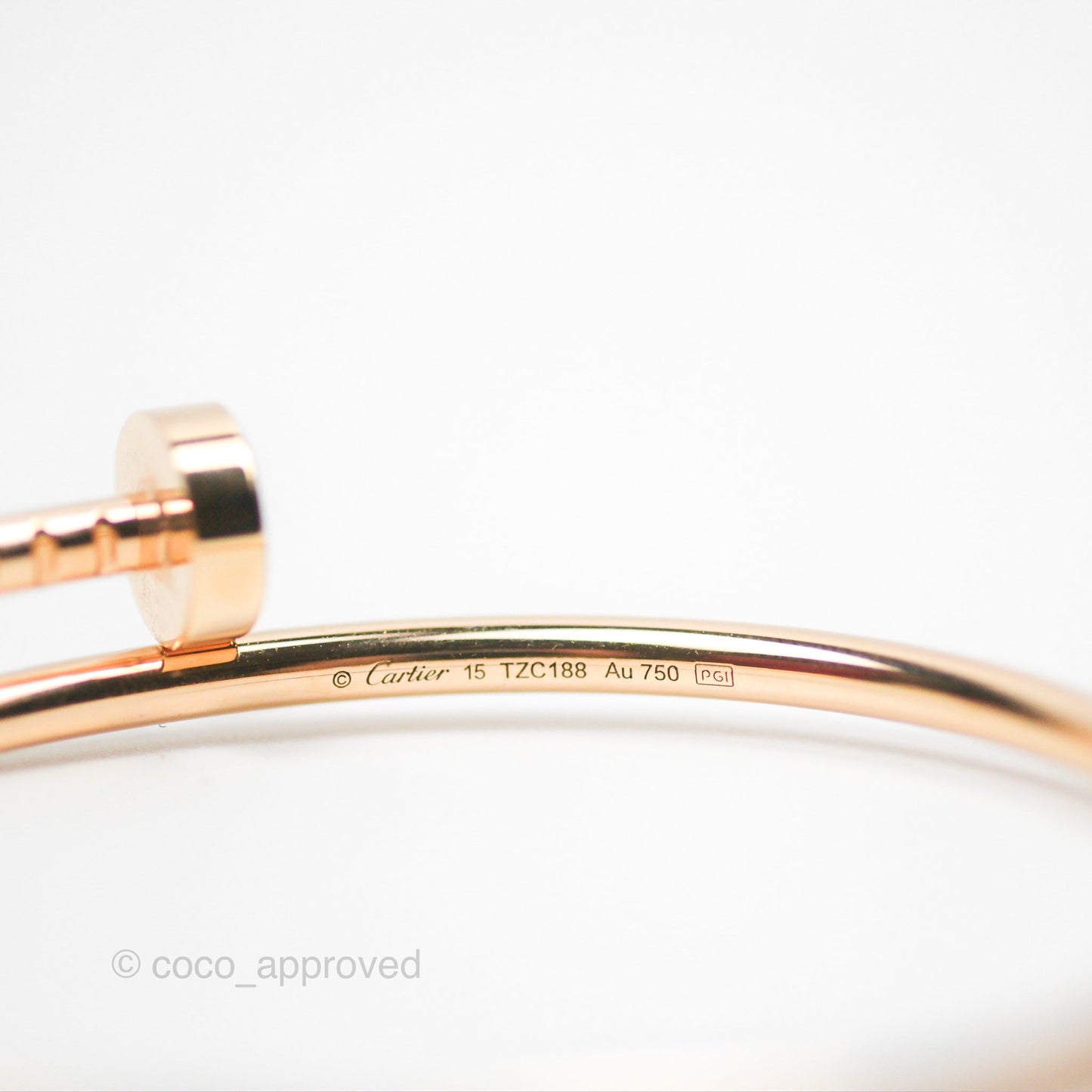 Cartier Juste Un Clou Bracelet Small Model 18K Rose Gold