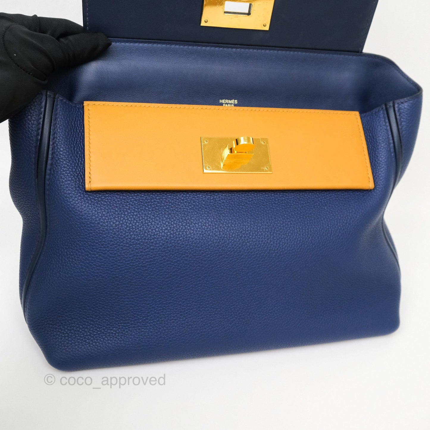 Hermès 24/24 29 Multicolor Bleu Saphir Navy Sesame TM/Swift Gold Hardware
