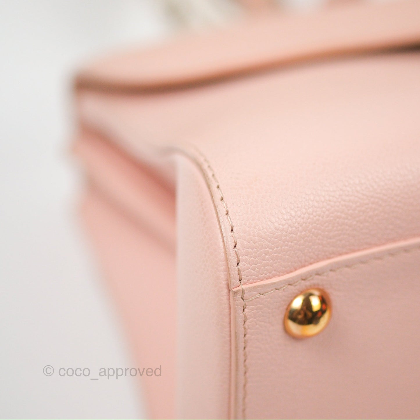 Delvaux Brillant East West Top Handle Bag Nude Pink Rose Gold Hardware