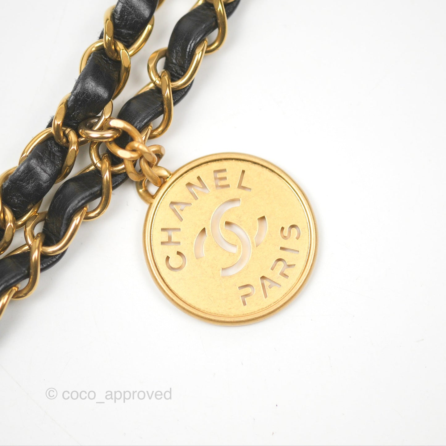 Chanel 22 Small Black Aged Calfskin Aged Gold Hardware