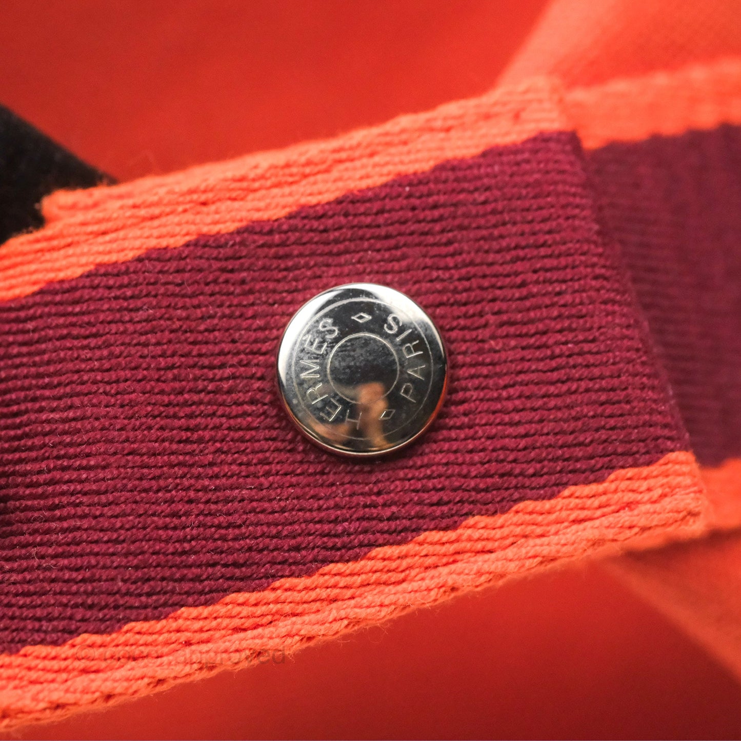 Hermès Small Bride-A-Brac Orange Feu Canvas