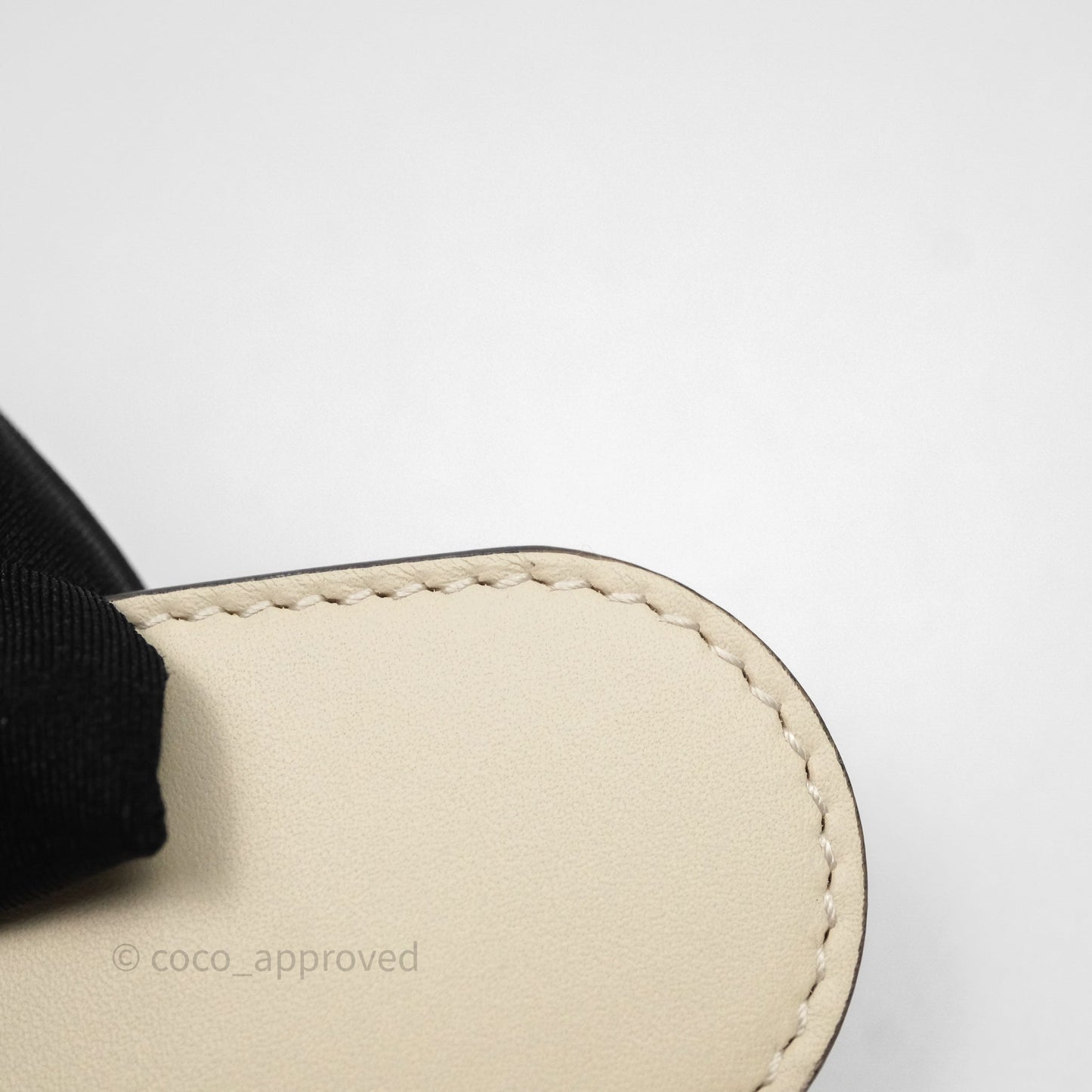 Gucci Double GG 20mm Belt 75 30 White Calfskin