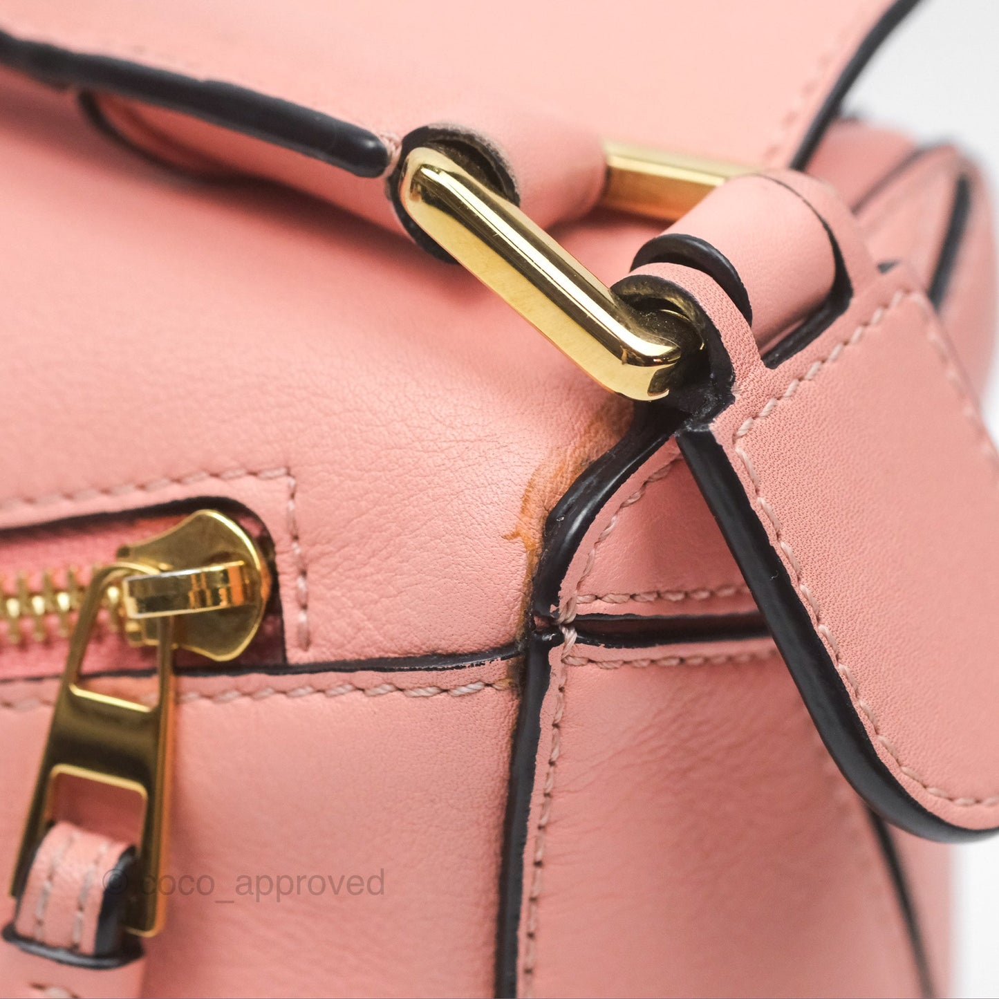 Loewe Small Puzzle Bag Pink Calfskin