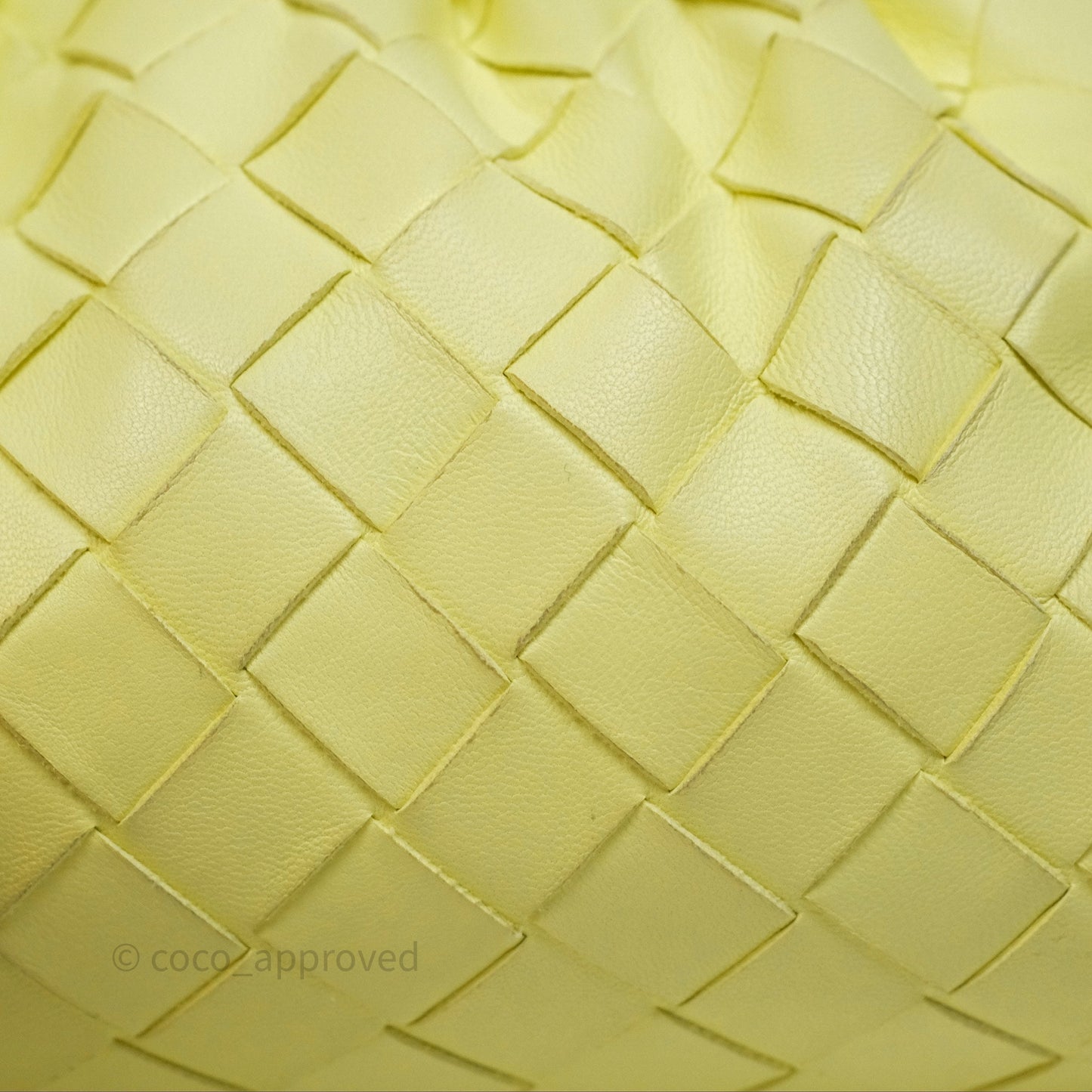 Bottega Veneta Nappa Intrecciato The Mini Pouch Yellow