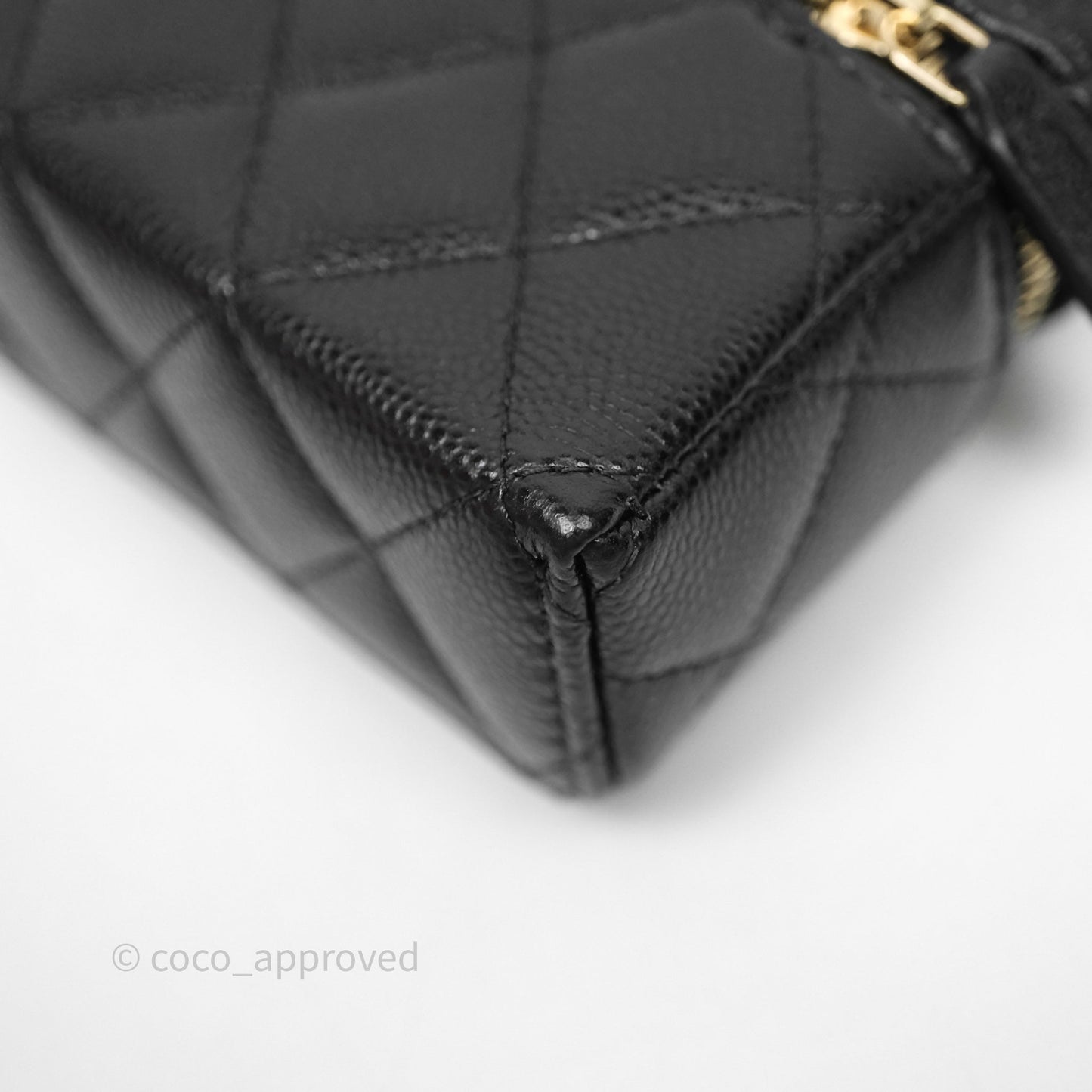 Chanel Classic Black Caviar Mini Bag Charm