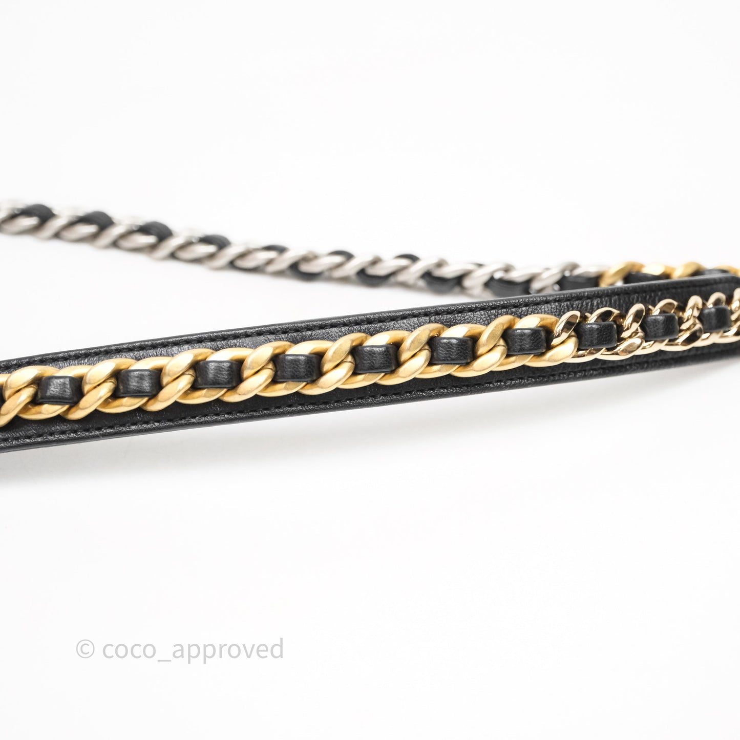 Chanel 19 Wallet on Chain WOC Black Mixed Hardware