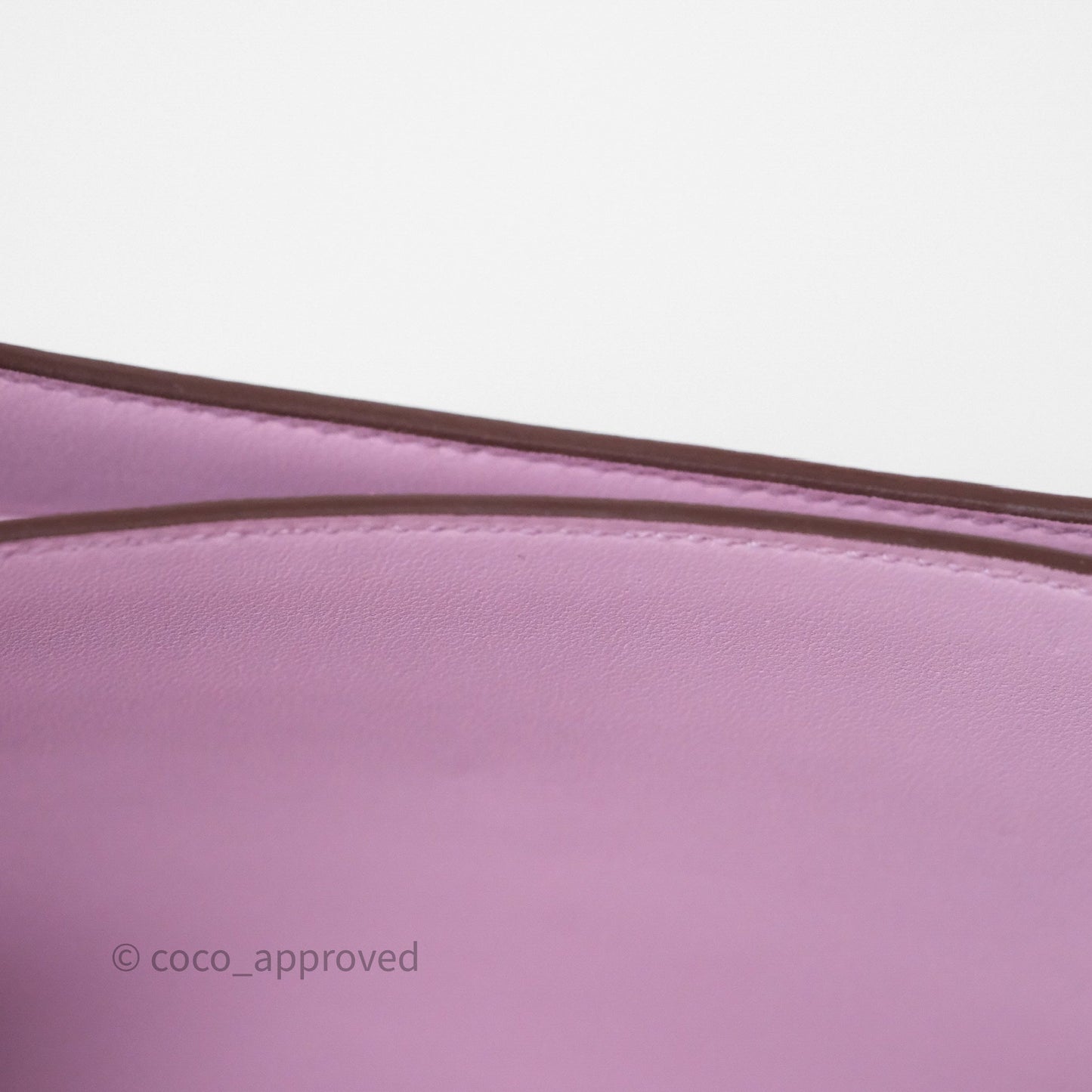 Hermès Constance Mini 18cm Mauve Sylvestre X9 Chevre Mysore Palladium Hardware