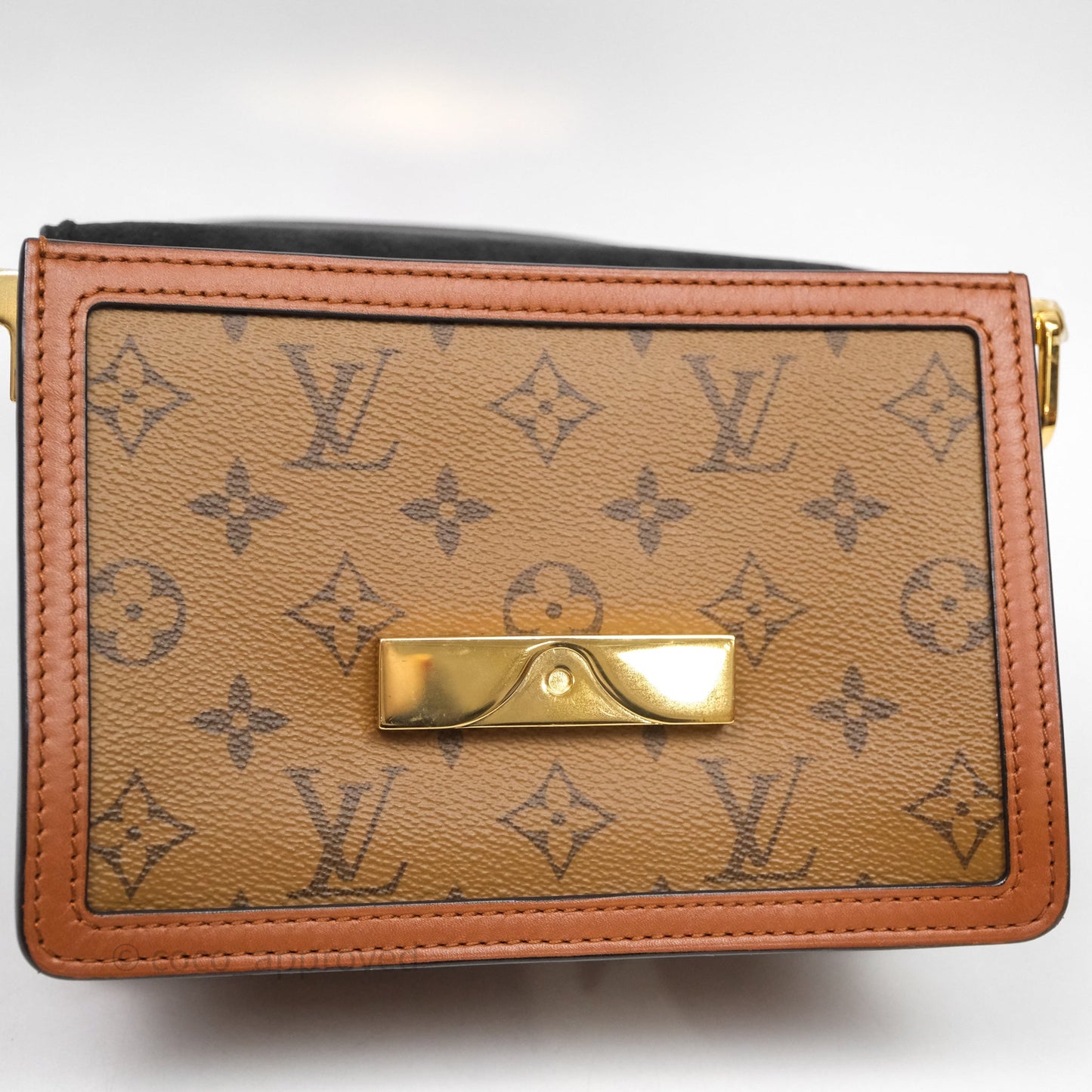 Louis Vuitton Mini Dauphine Monogram Tan Calfskin