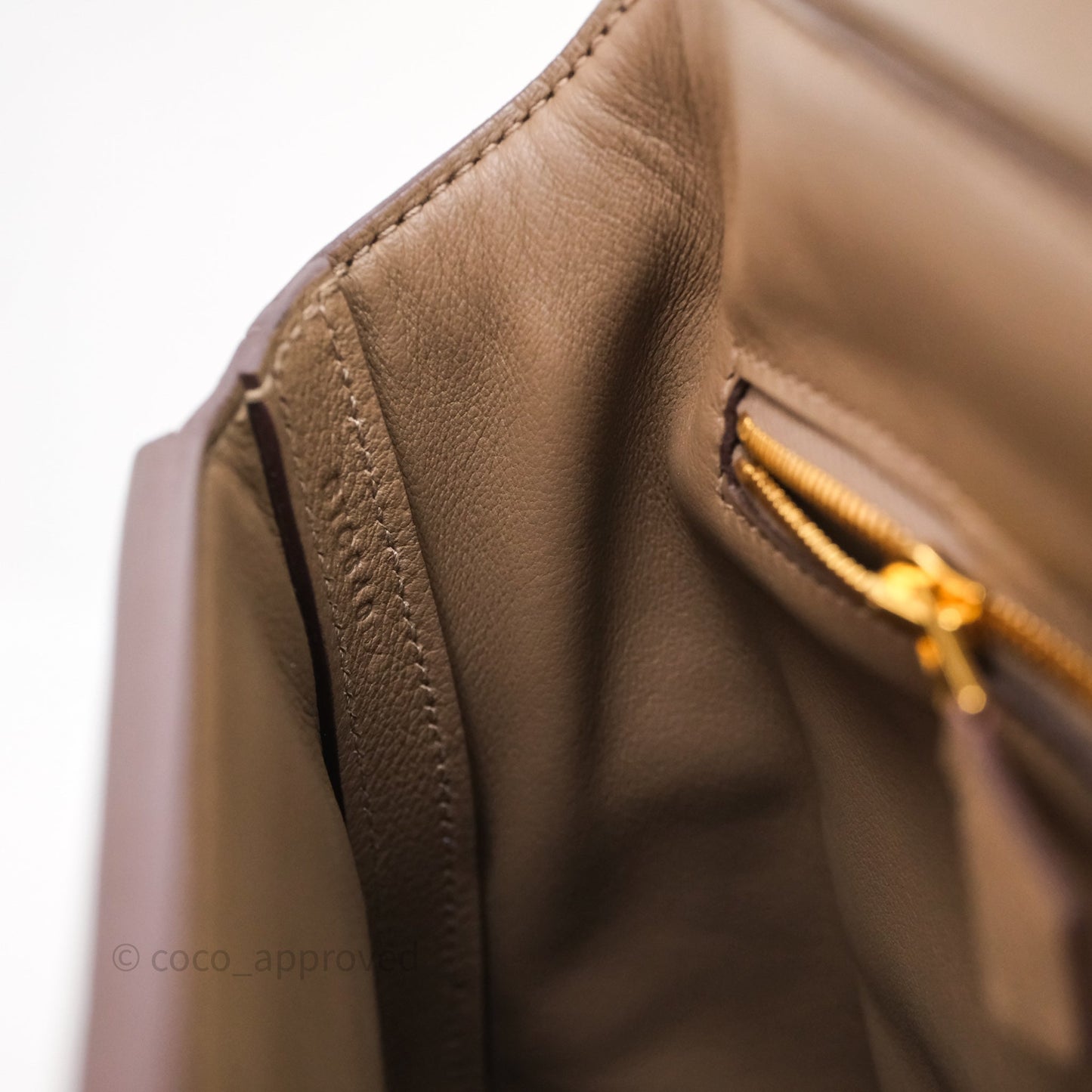 Hermès 24/24 21 Mini Etoupe 18 Evercolor/Swift Gold Hardware