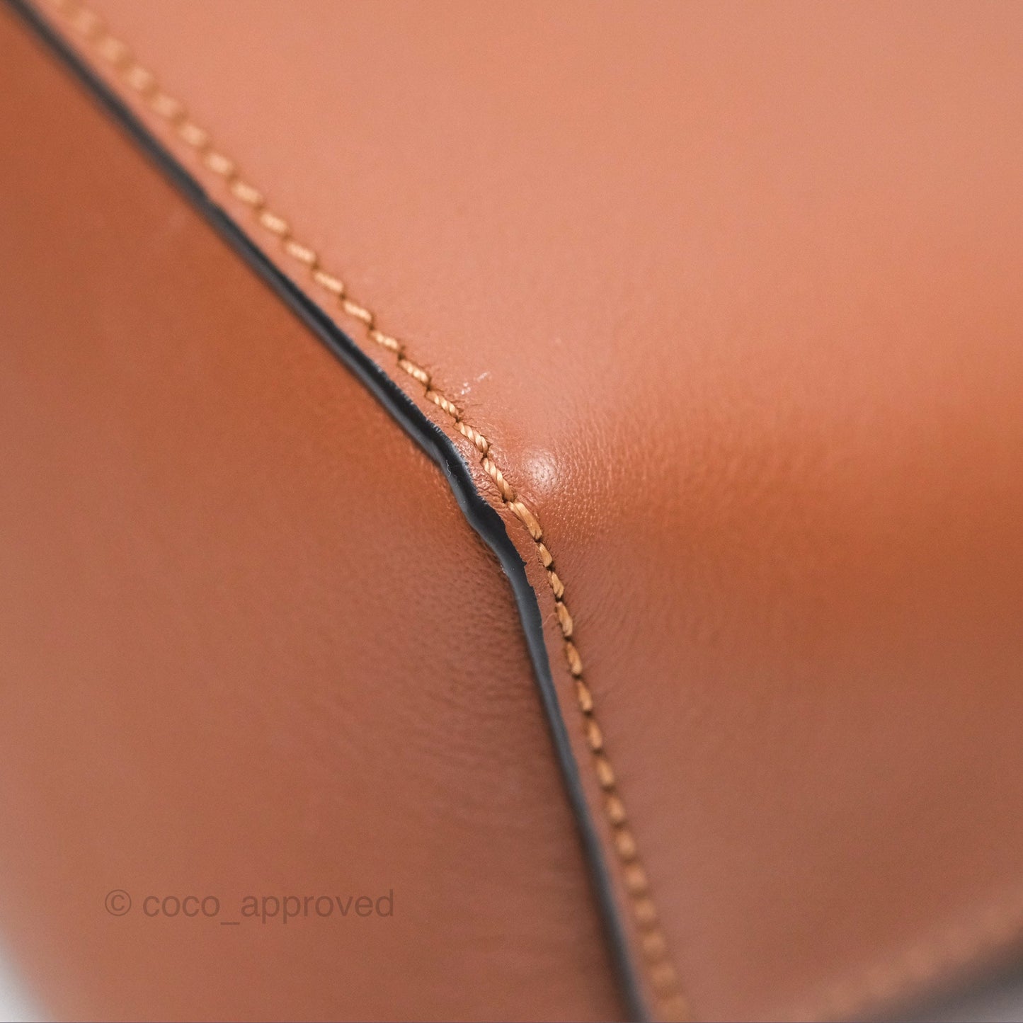Loewe Mini Puzzle Edge Bag Tan Calfskin Palladium Hardware