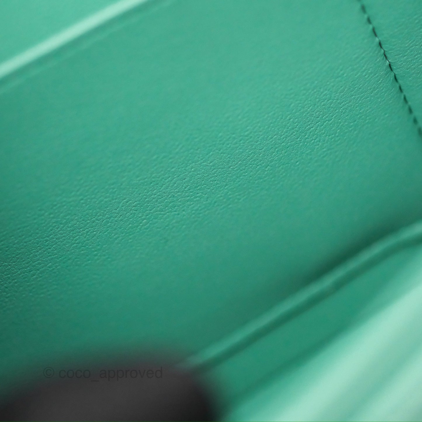 Chanel Small S/M Classic Flap Green Lambskin Gold Hardware