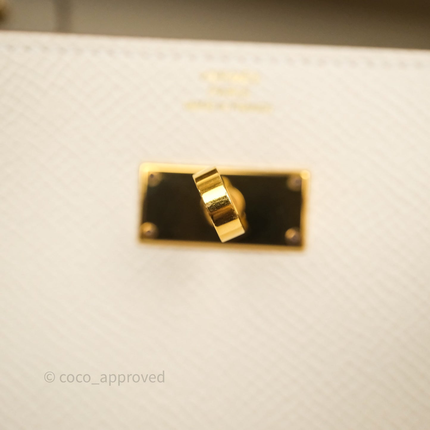 Hermès Kelly To Go Wallet Craie 10 Epsom Gold Hardware
