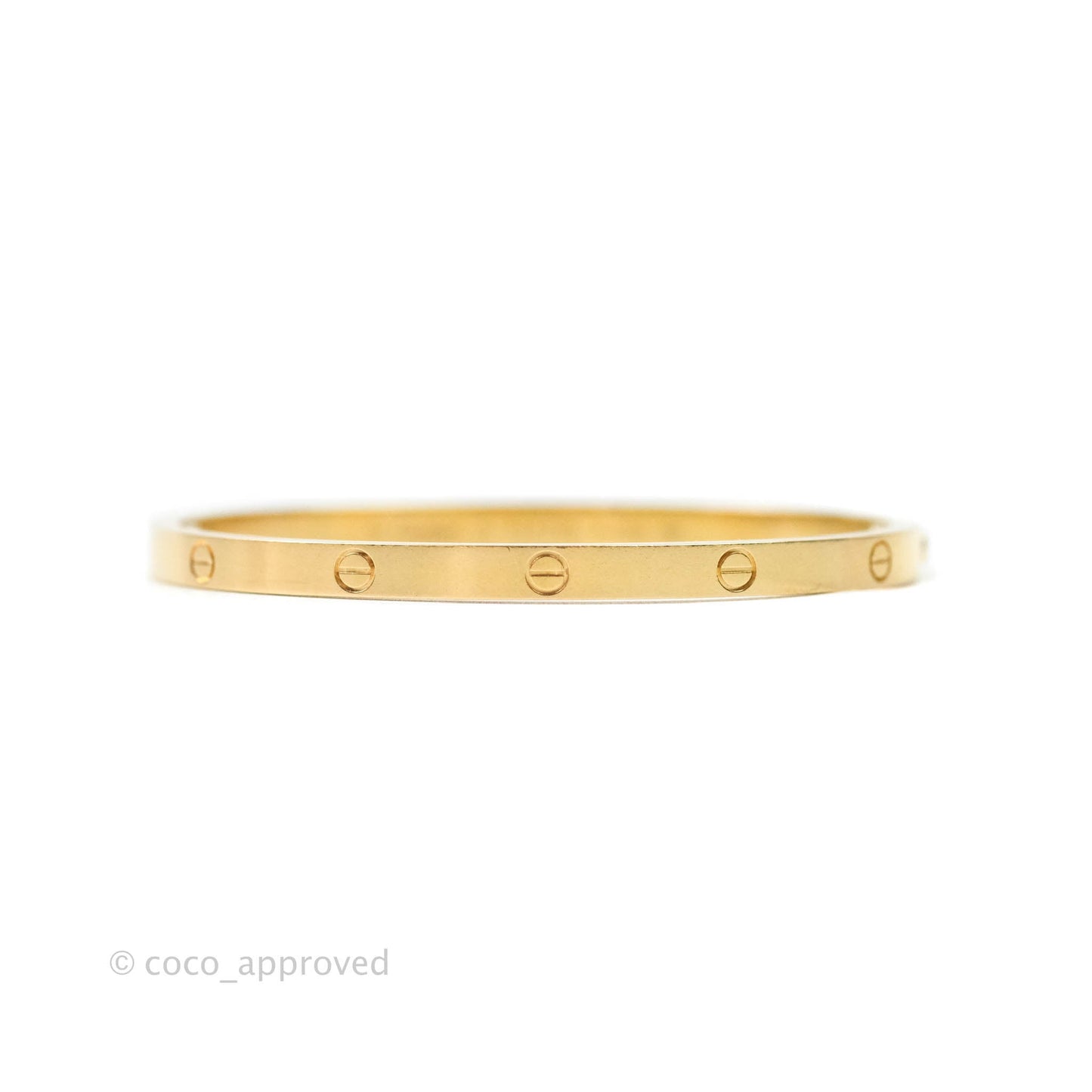 Cartier Small Love Bracelet Yellow Gold