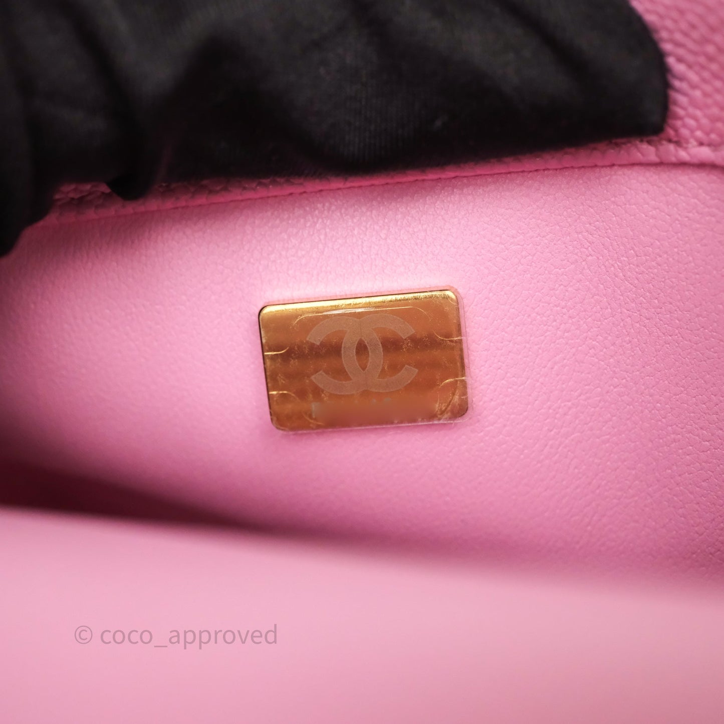 Chanel Heart Crush Mini Flap Bag Pink Caviar Aged Gold Hardware