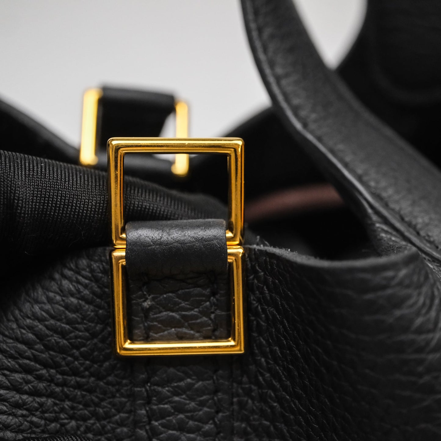 Hermès Picotin Lock 18 Noir Black 89 Clemence Gold Hardware