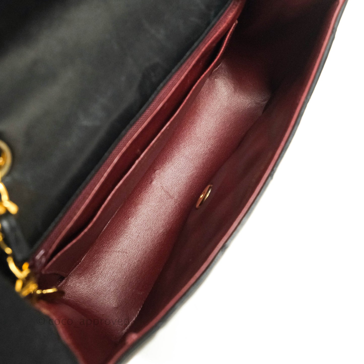 Chanel Black Quilted Lambskin Small Vintage Classic Diana Flap Bag
