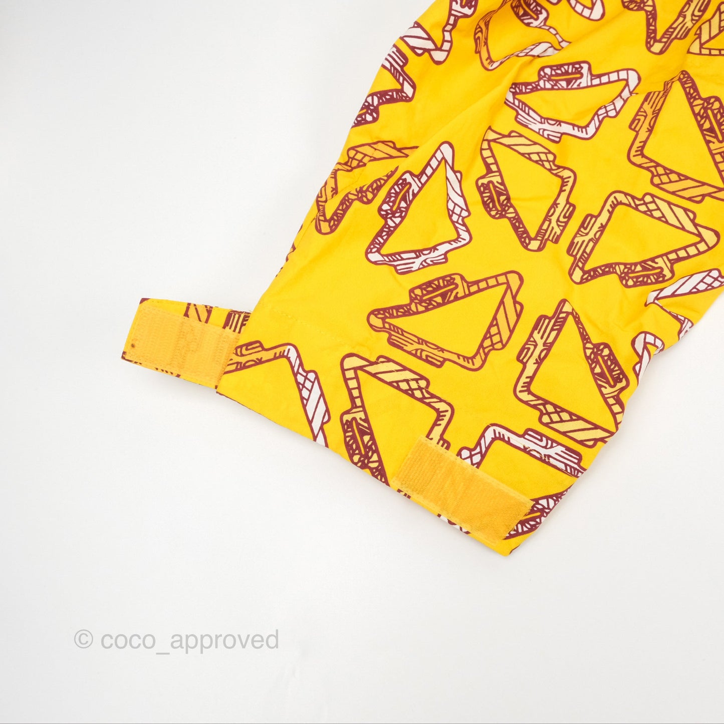Hermes "Tatersales" Short Beach Windbreaker Jaune Tournesol Size 36