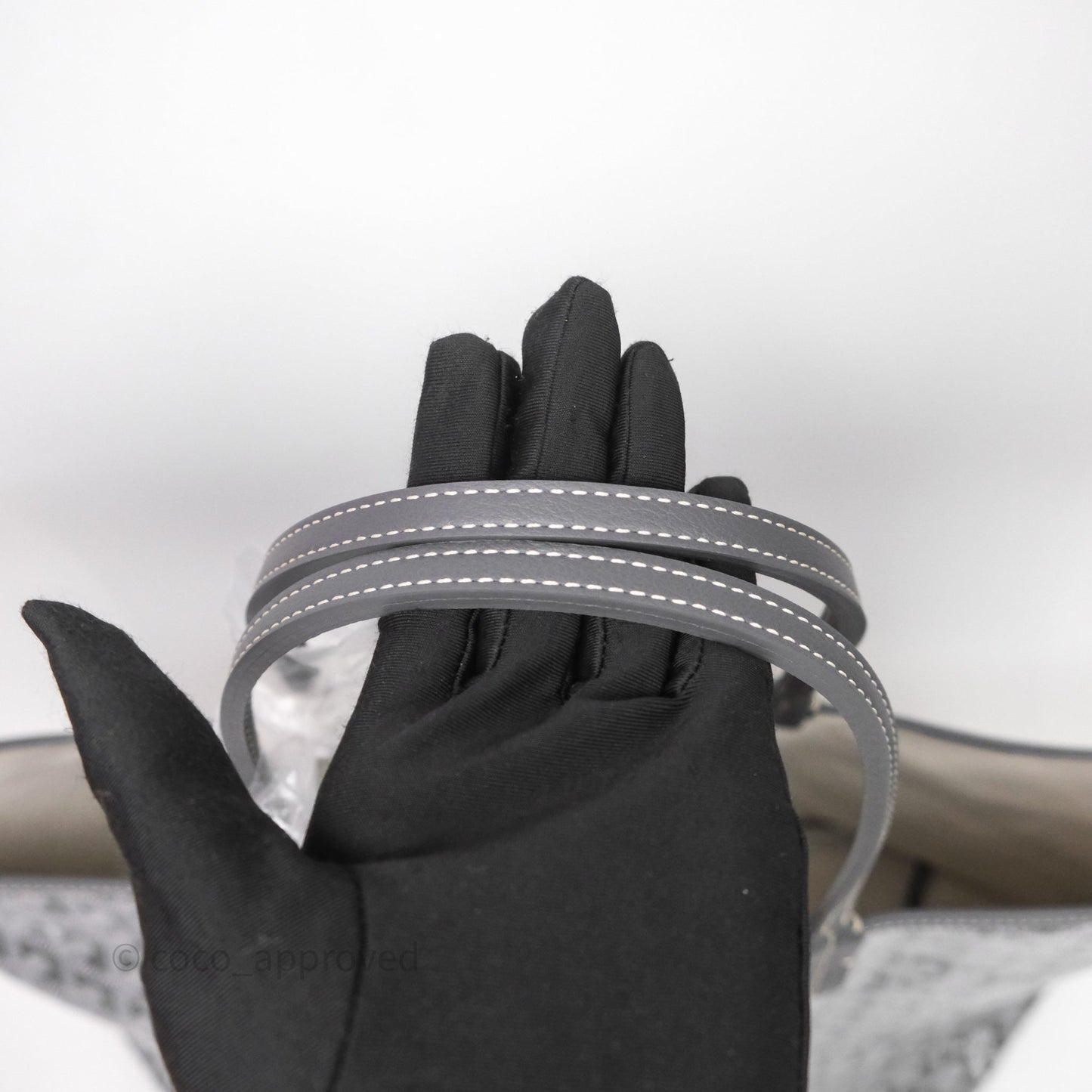 Goyard St Louis Tote PM Grey