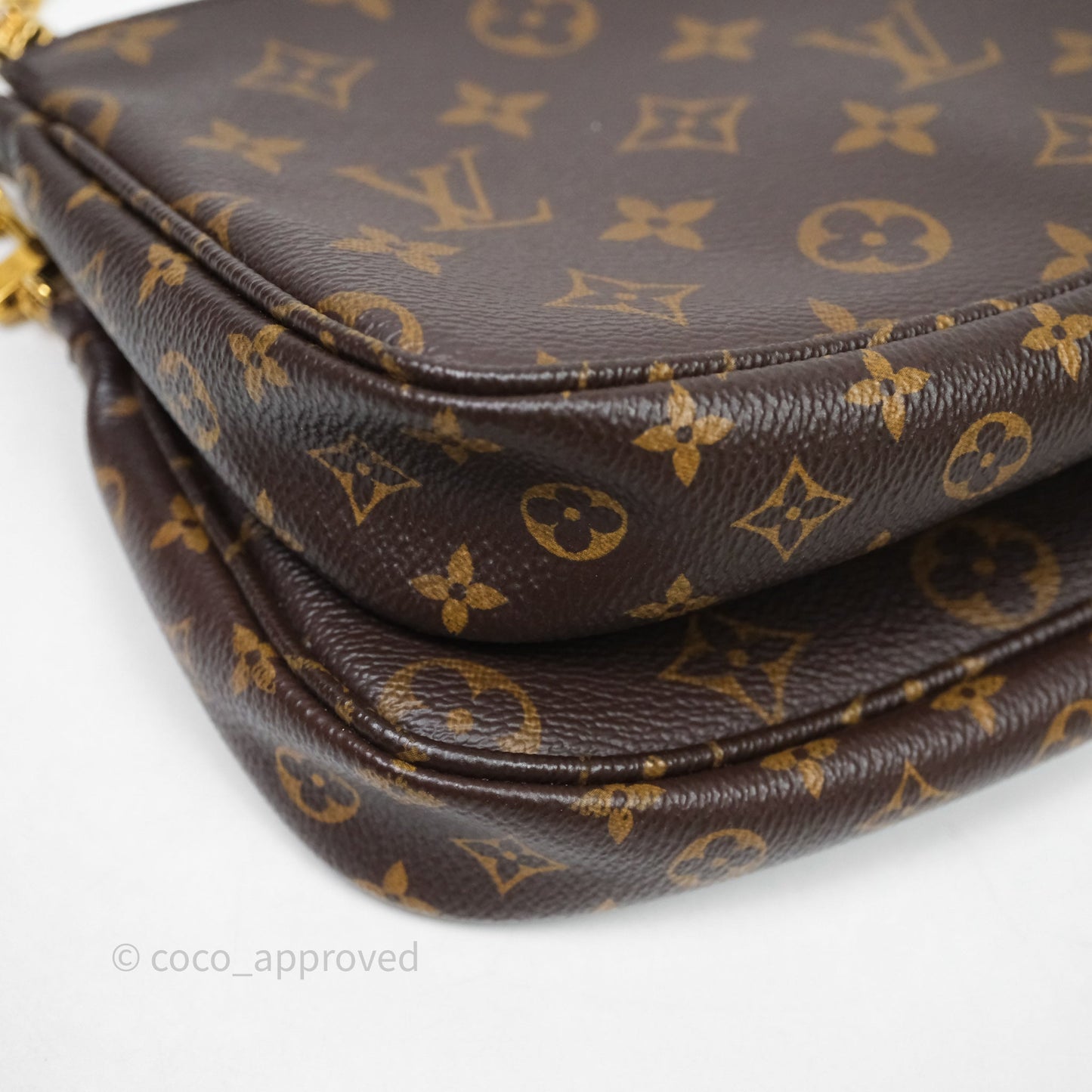 Louis Vuitton Multi Pochette Accessories Khaki Monogram Canvas