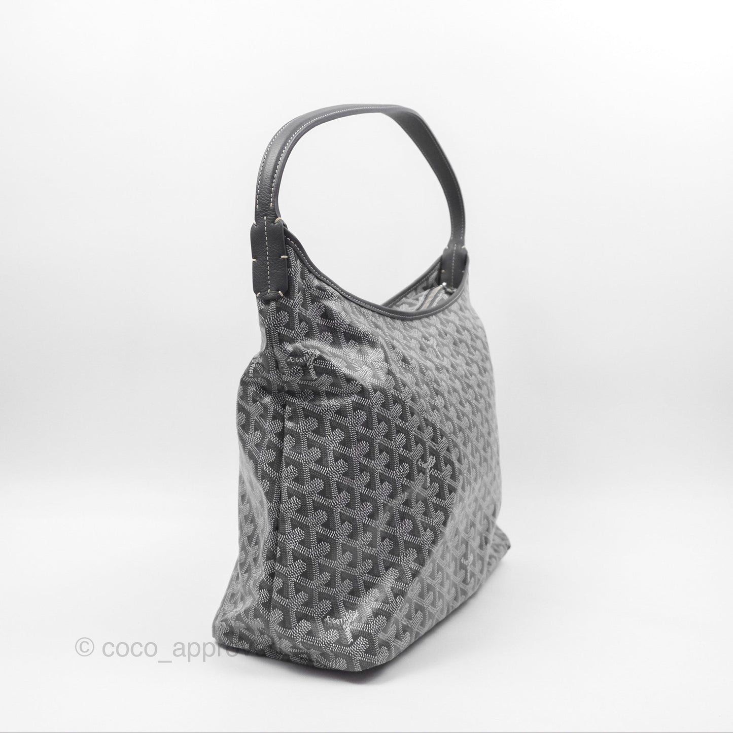 Goyard Bohème Hobo Bag Grey Goyardine Canvas