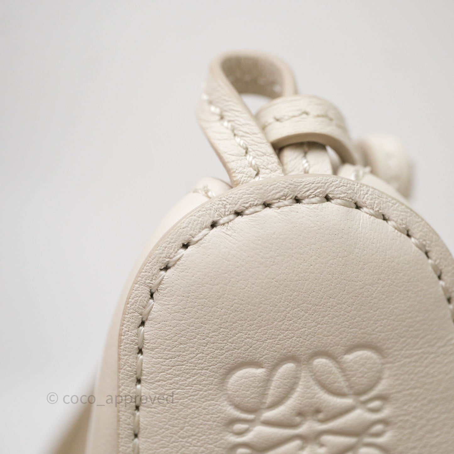 Loewe Mini Hammock Shoulder Bag White