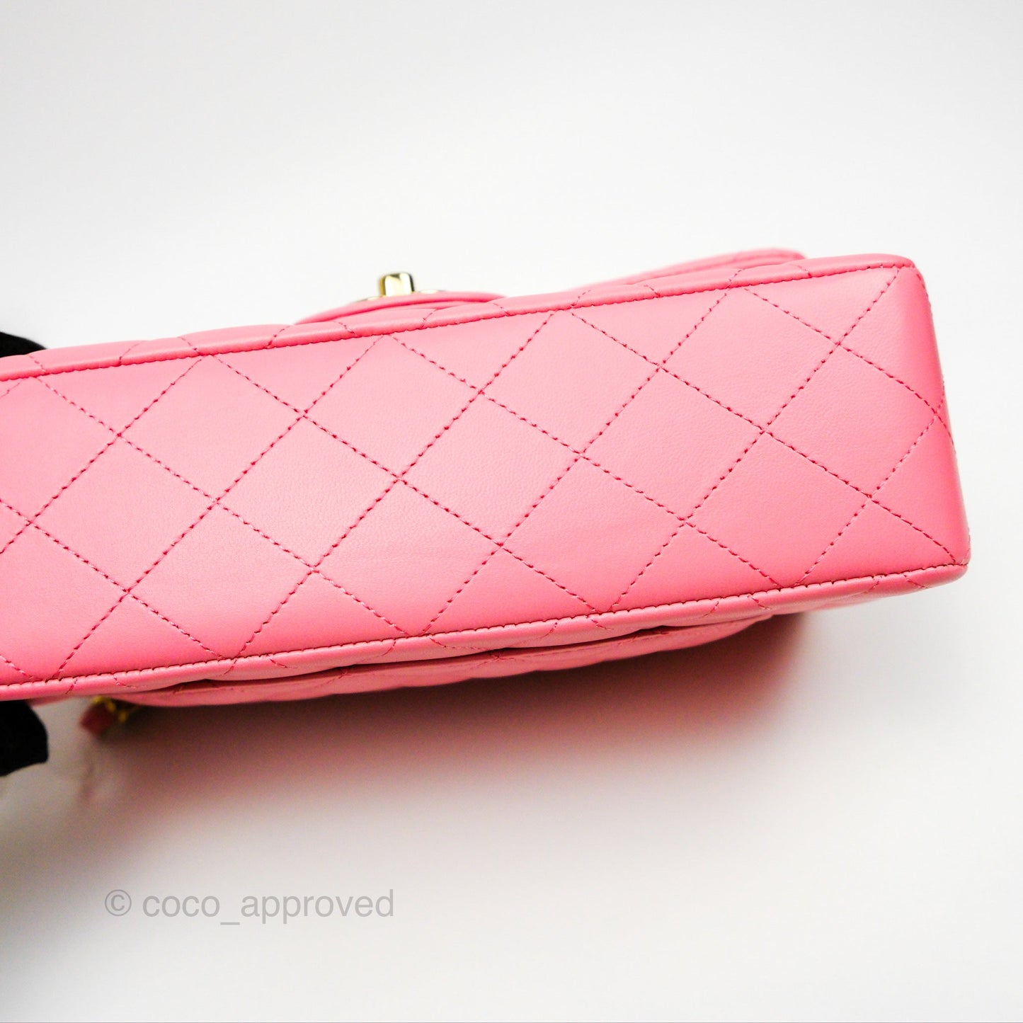 Chanel Small Classic Quilted Flap Pink Lambskin Gold Hardware