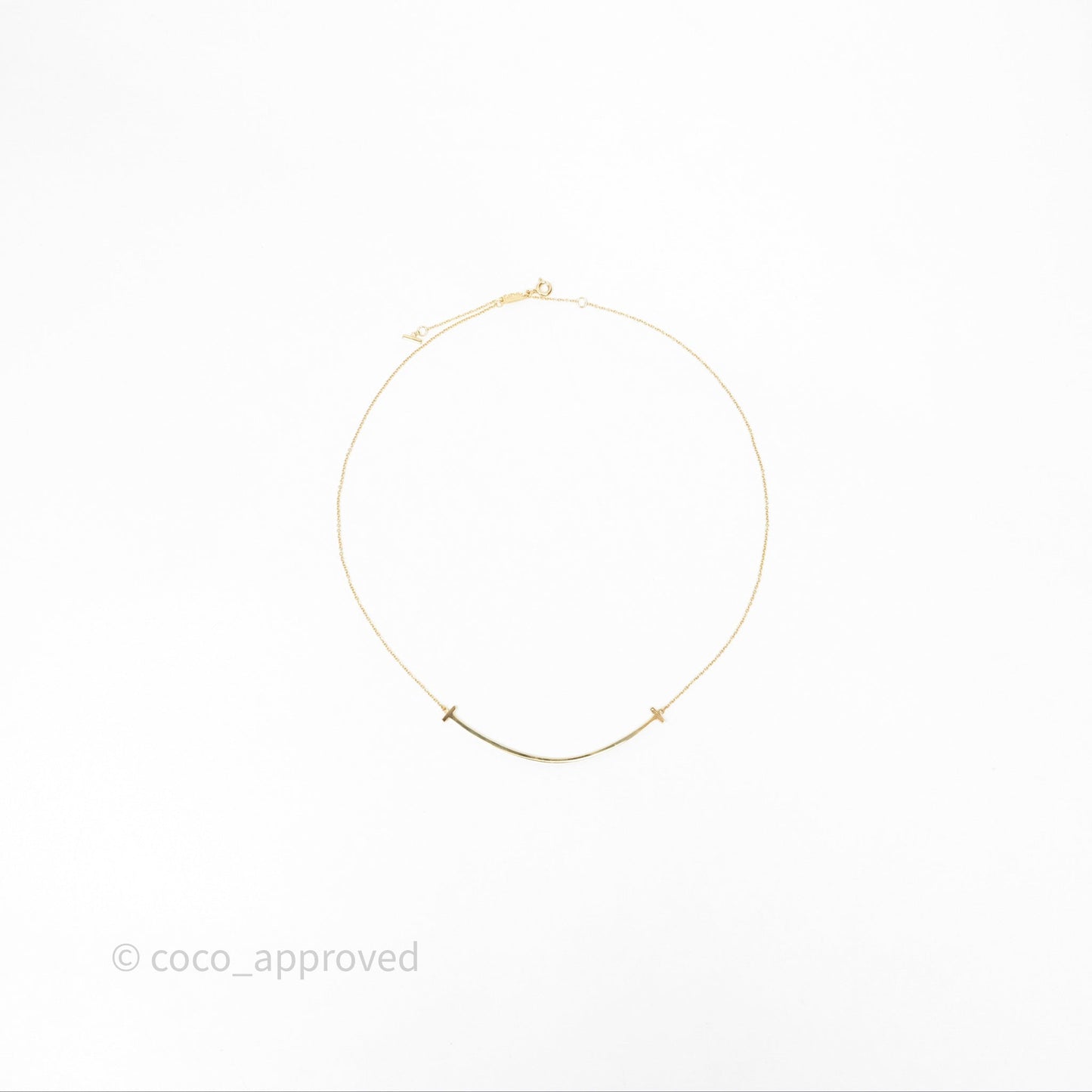 Tiffany & Co Tiffany T Smile Pendant in Yellow Gold Large