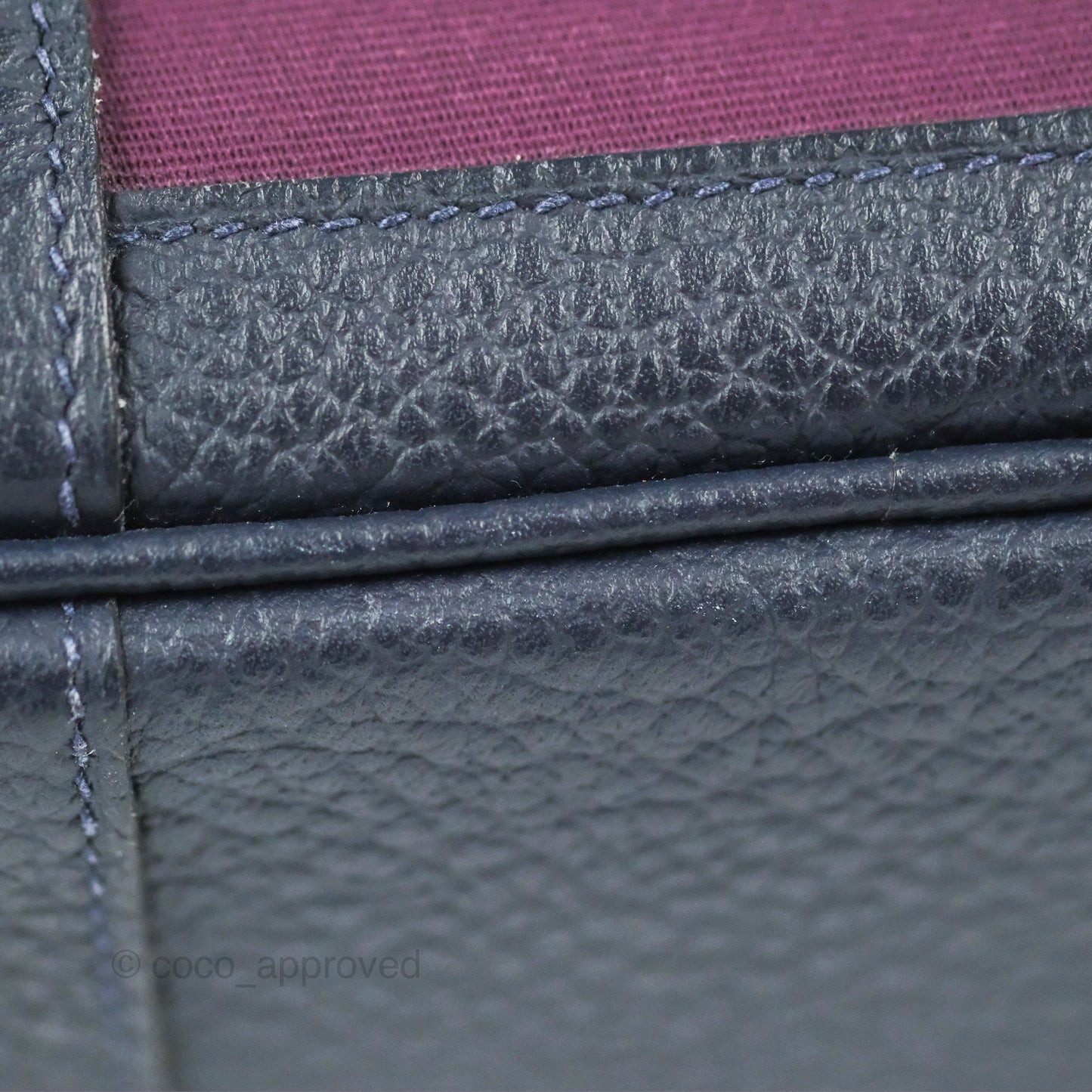 Hermes Garden Party 30 Cassis N5 / Bleu Nuit 2Z Country/Canvas