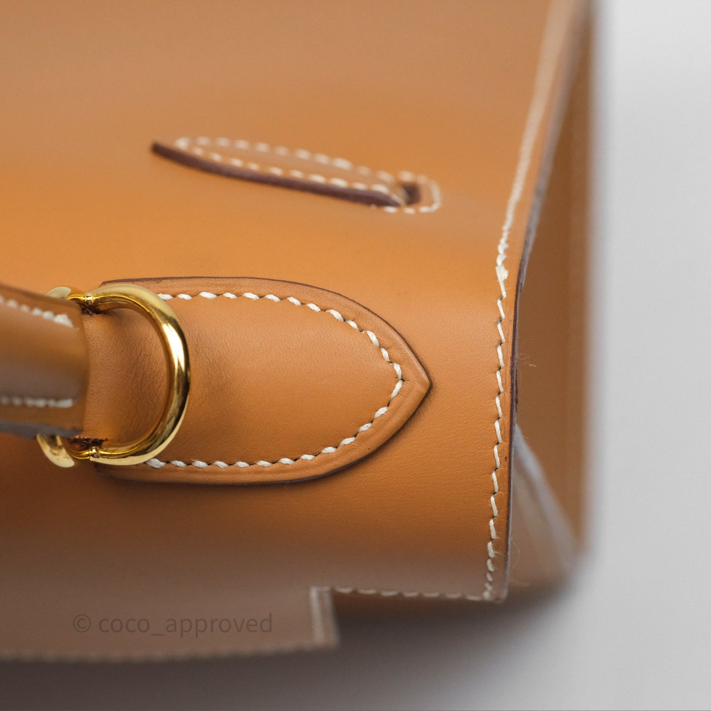 Hermès Kelly II 28 Sellier Gold 37 Chamonix Leather Gold Hardware