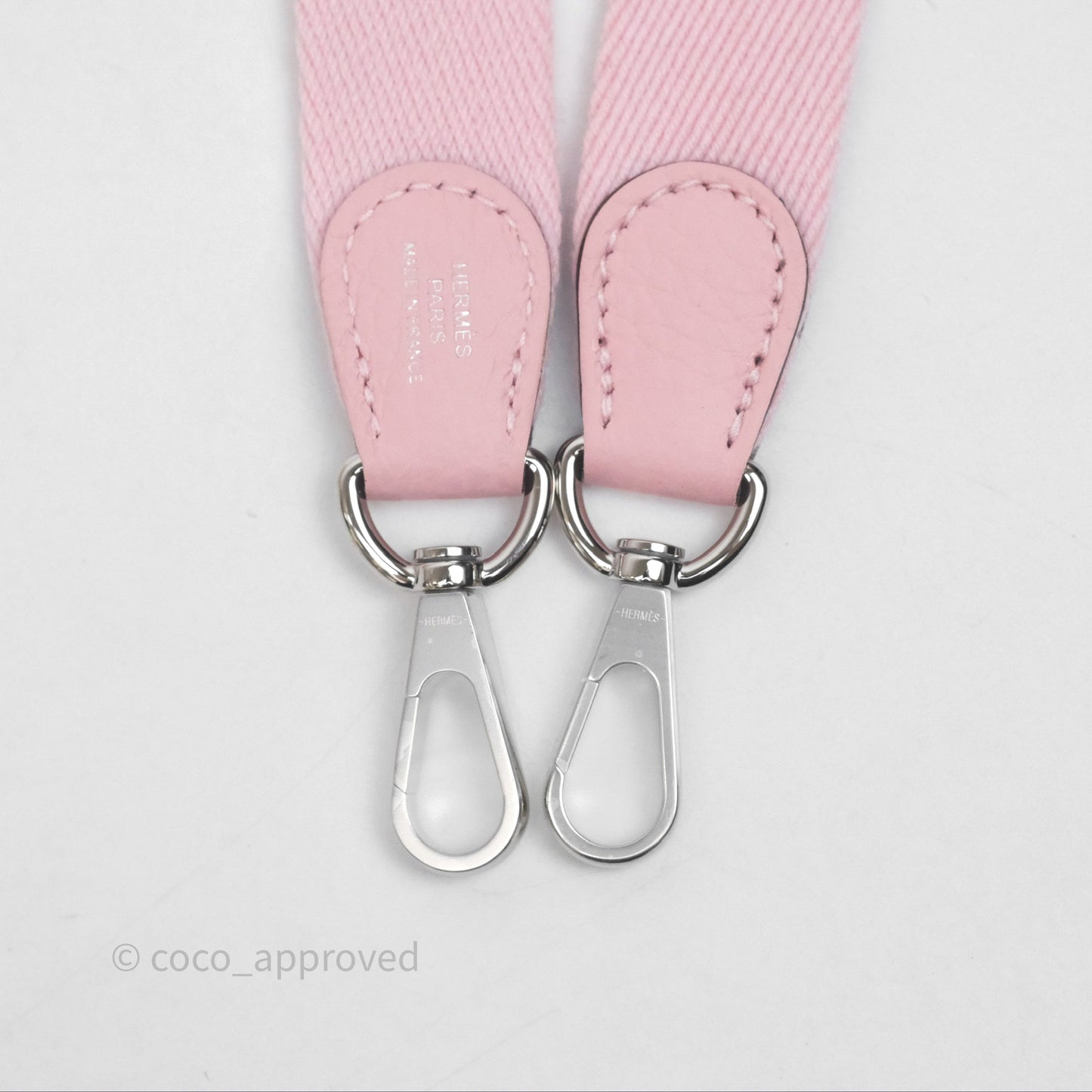 Hermès Mini Evelyne 16 Sakura/Rose Clemence Palladium Hardware