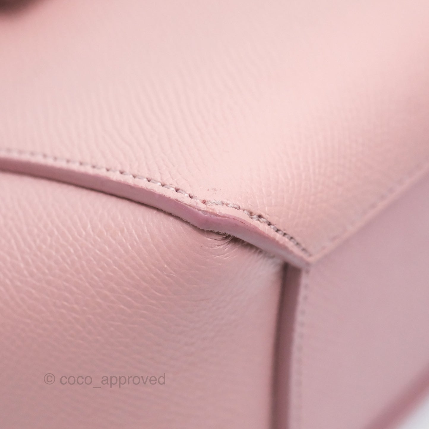 Celine Nano Belt Bag Pink Grained Calfskin Gold Hardware