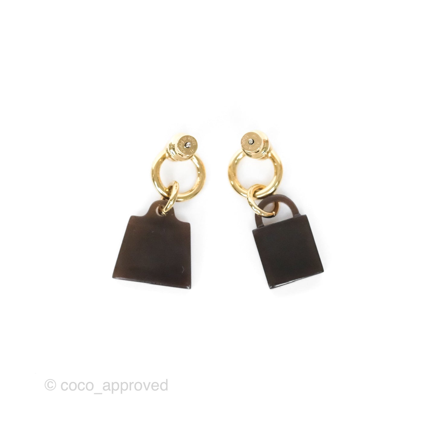 Hermès Fusion Amulette Maroquinier Earrings
