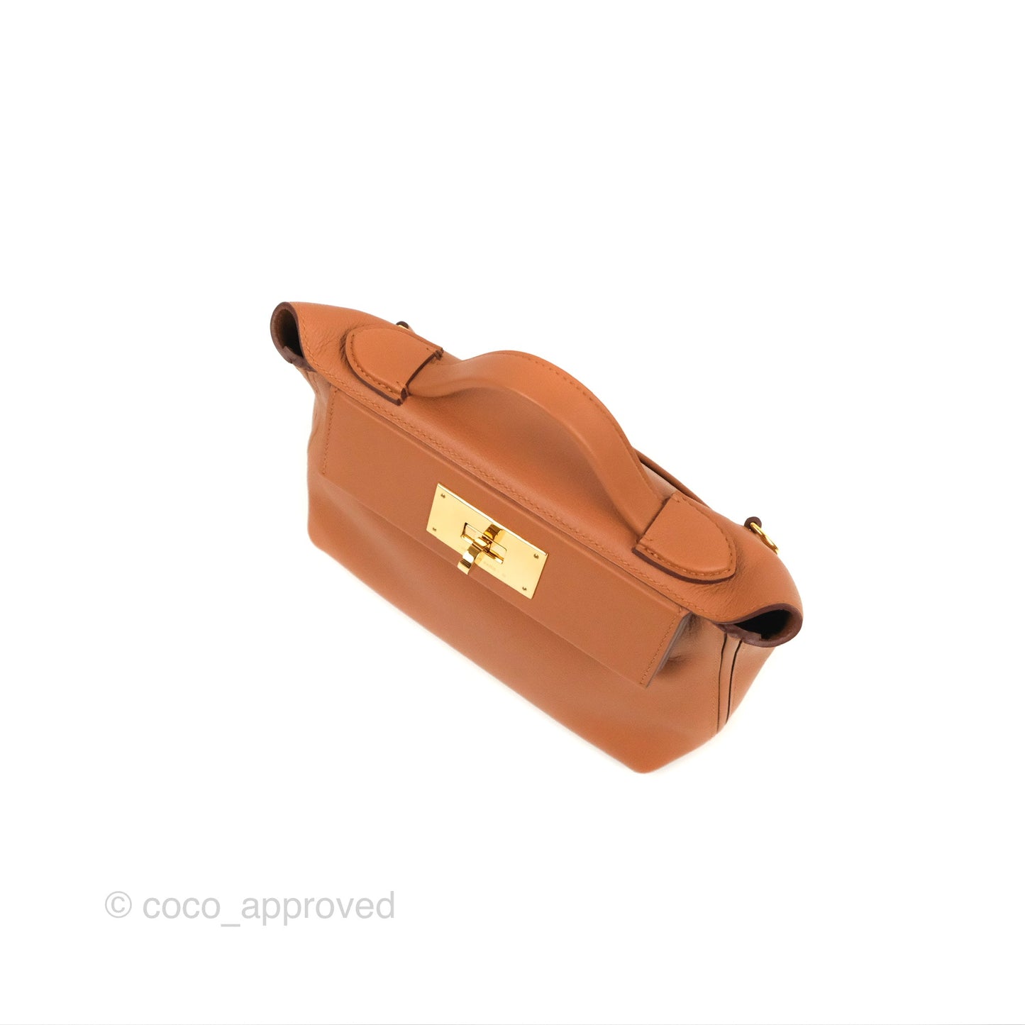 Hermès 24/24 21 Mini Gold Evercolor/Swift Gold Hardware