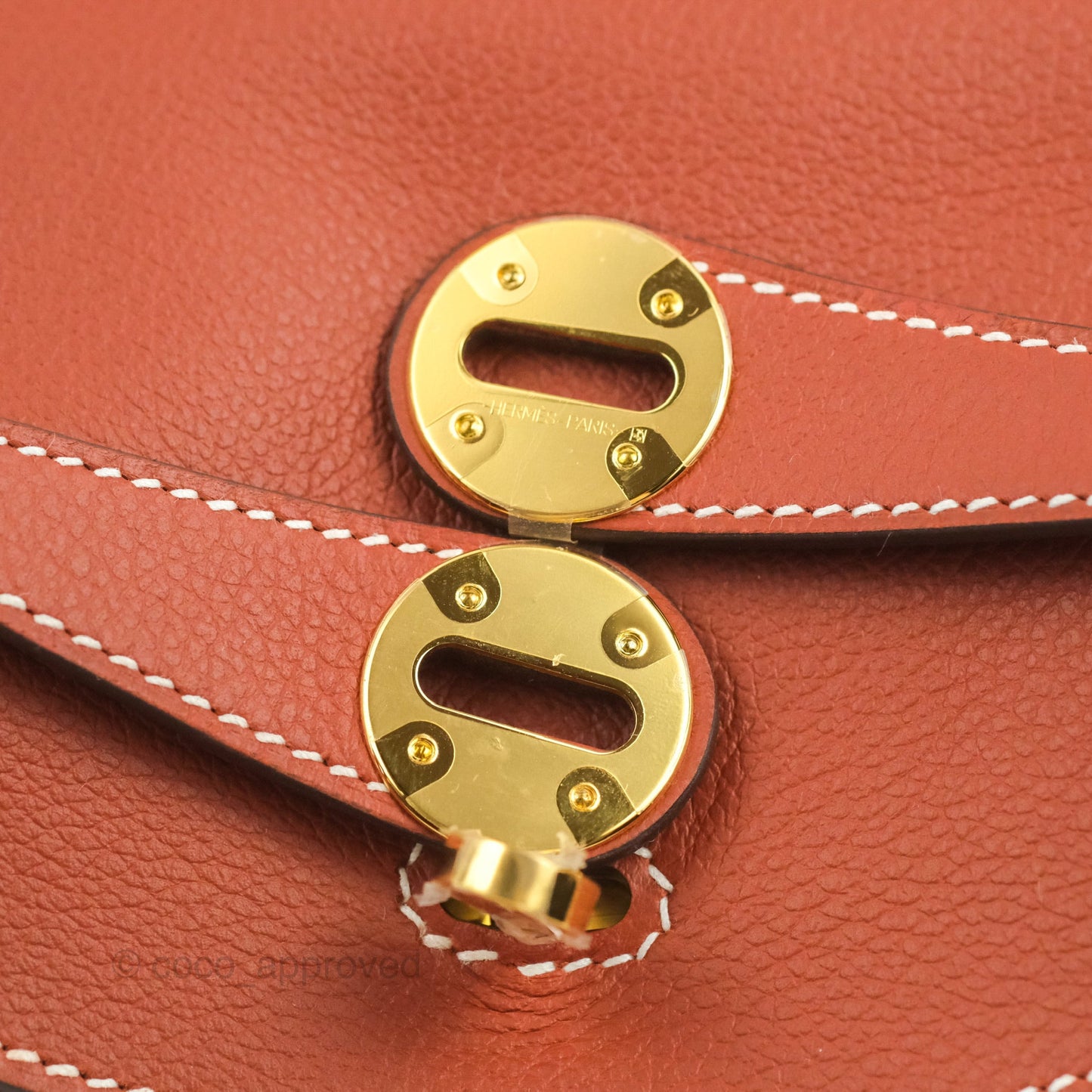 Hermès Lindy 26 Evercolour Sienne Gold Hardware