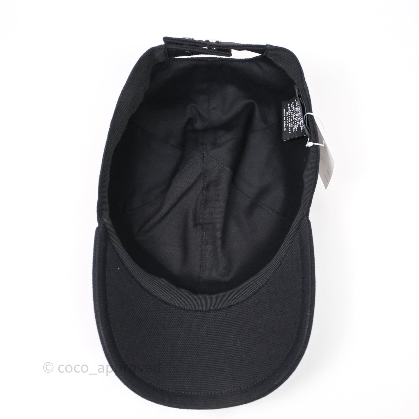 Chanel CC Baseball Cap Black
