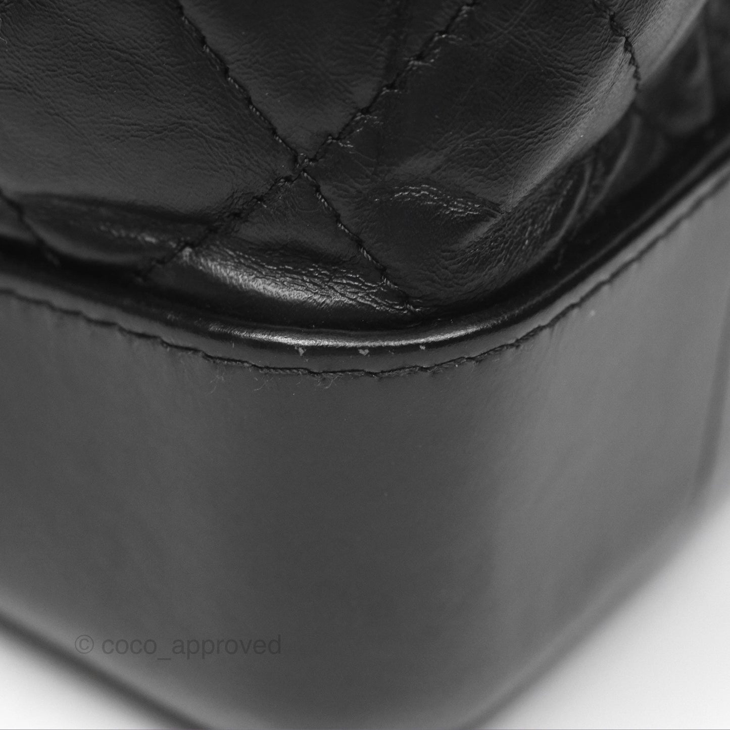 Chanel Medium Gabrielle Backpack Black Aged Calfskin