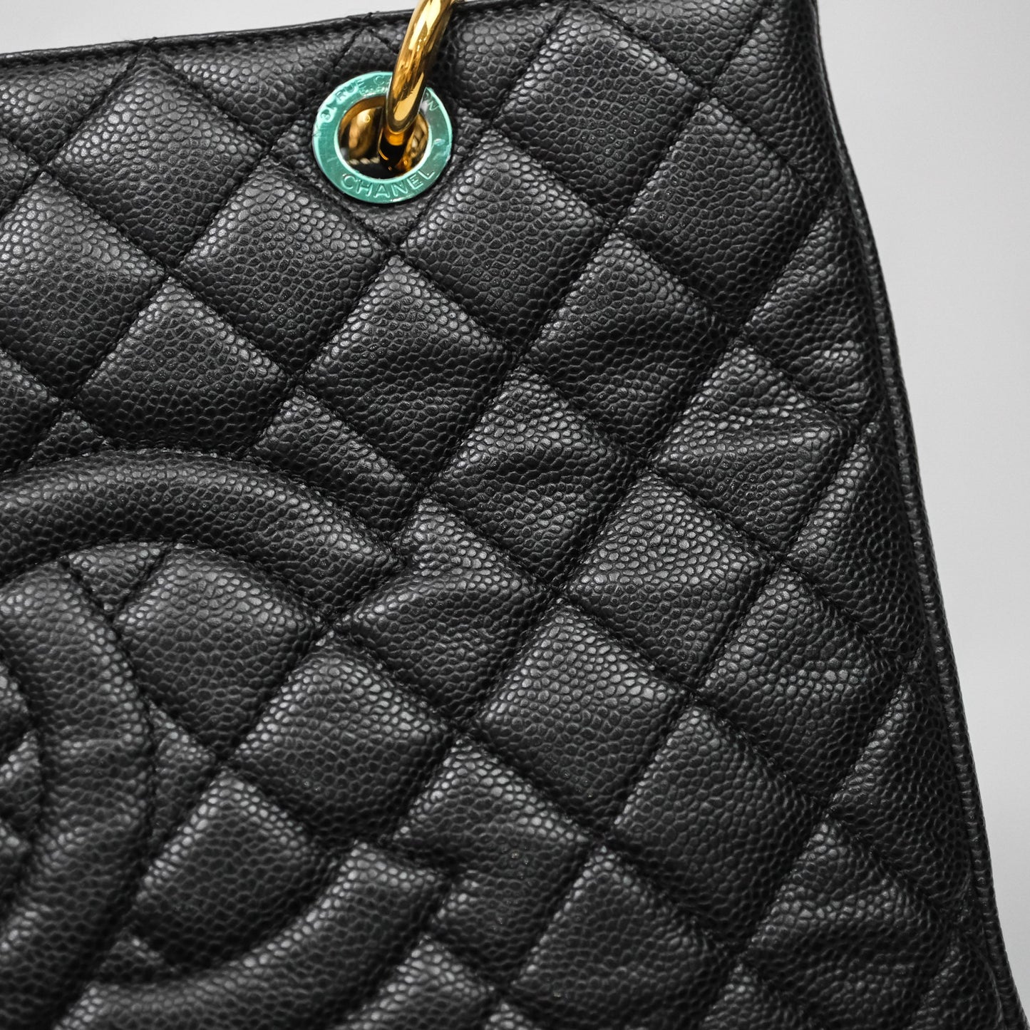 Chanel GST Black Caviar Gold Hardware