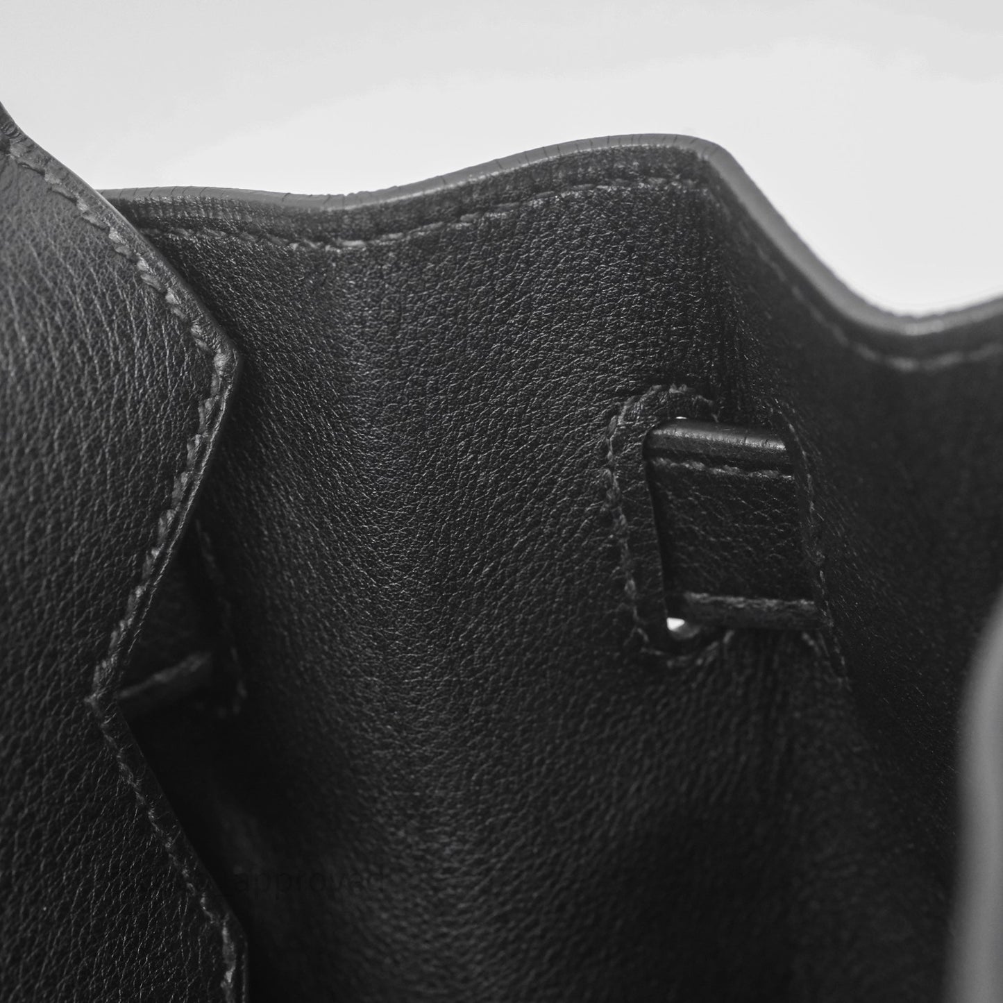 Hermès Birkin 30 Noir 89 Evergrain Palladium Hardware