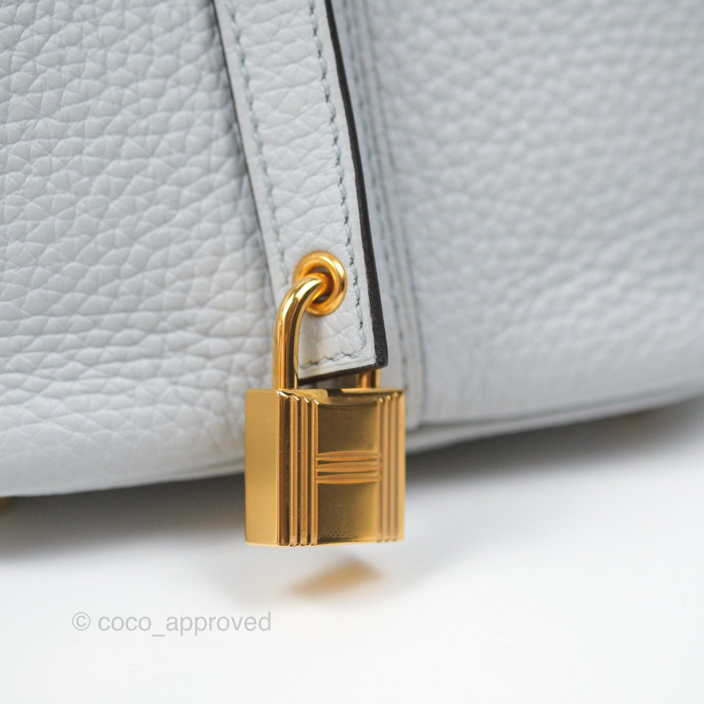 Hermès Picotin Lock 18 Bleu Pale 08 Clemence Gold Hardware