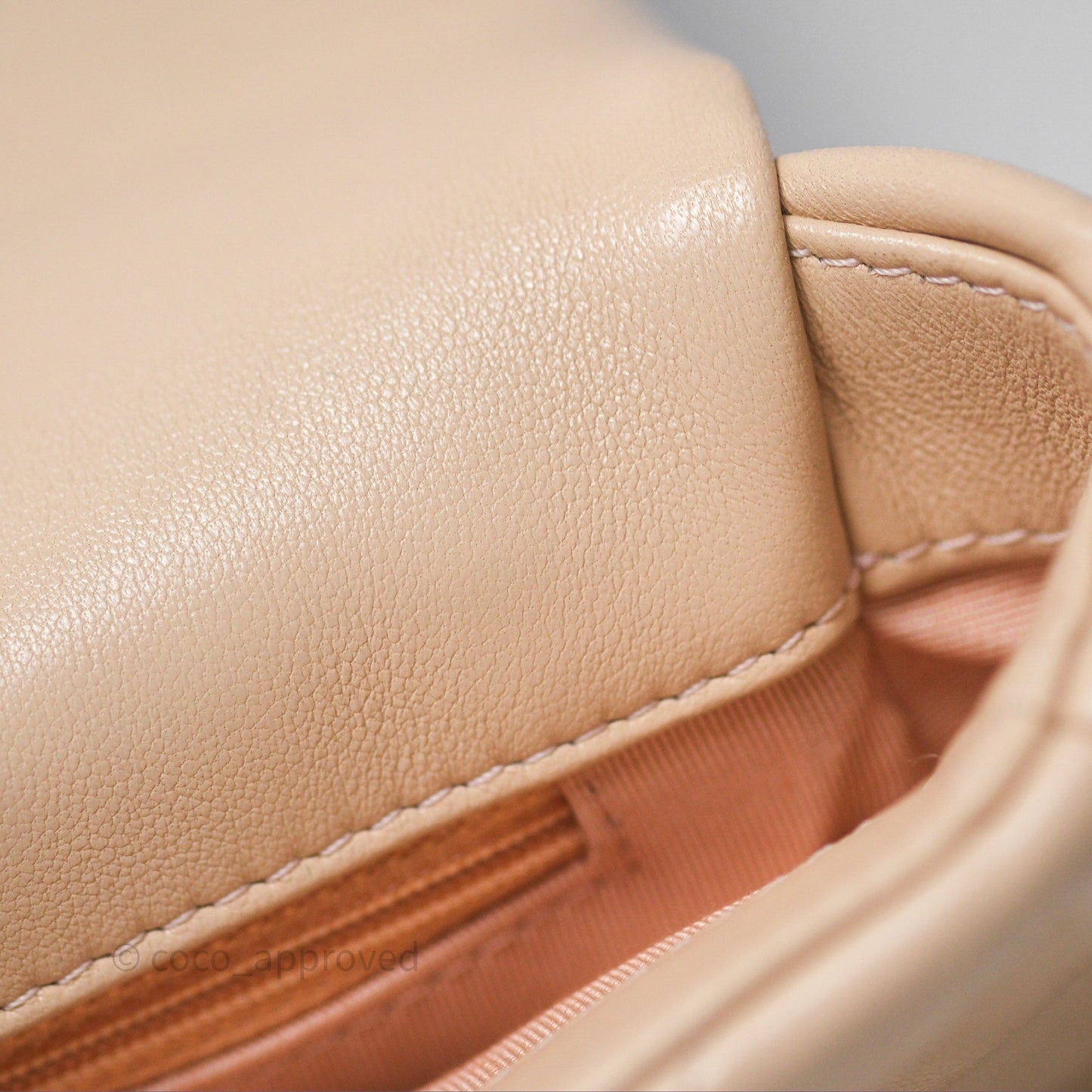 Chanel 19 Small Beige Mixed Hardware