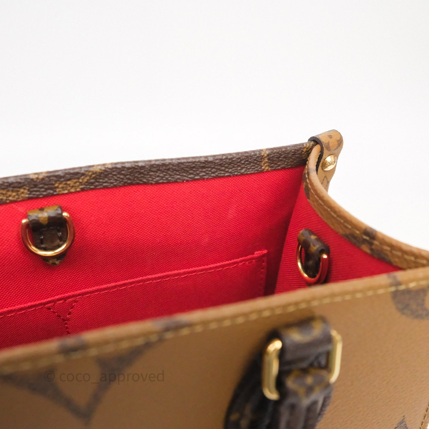 Louis Vuitton OnTheGo PM in Monogram Reverse Canvas