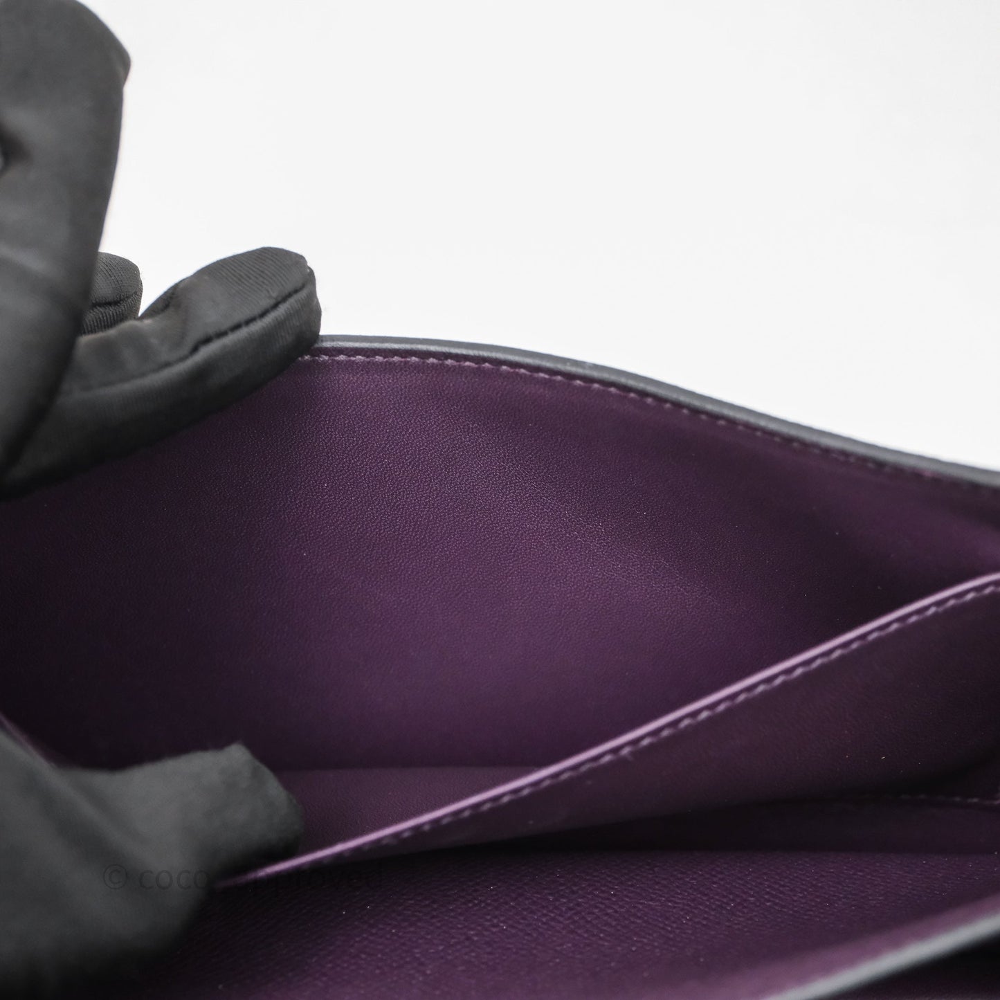 Hermès Constance Elan Raisin 59 Epsom Gold Hardware