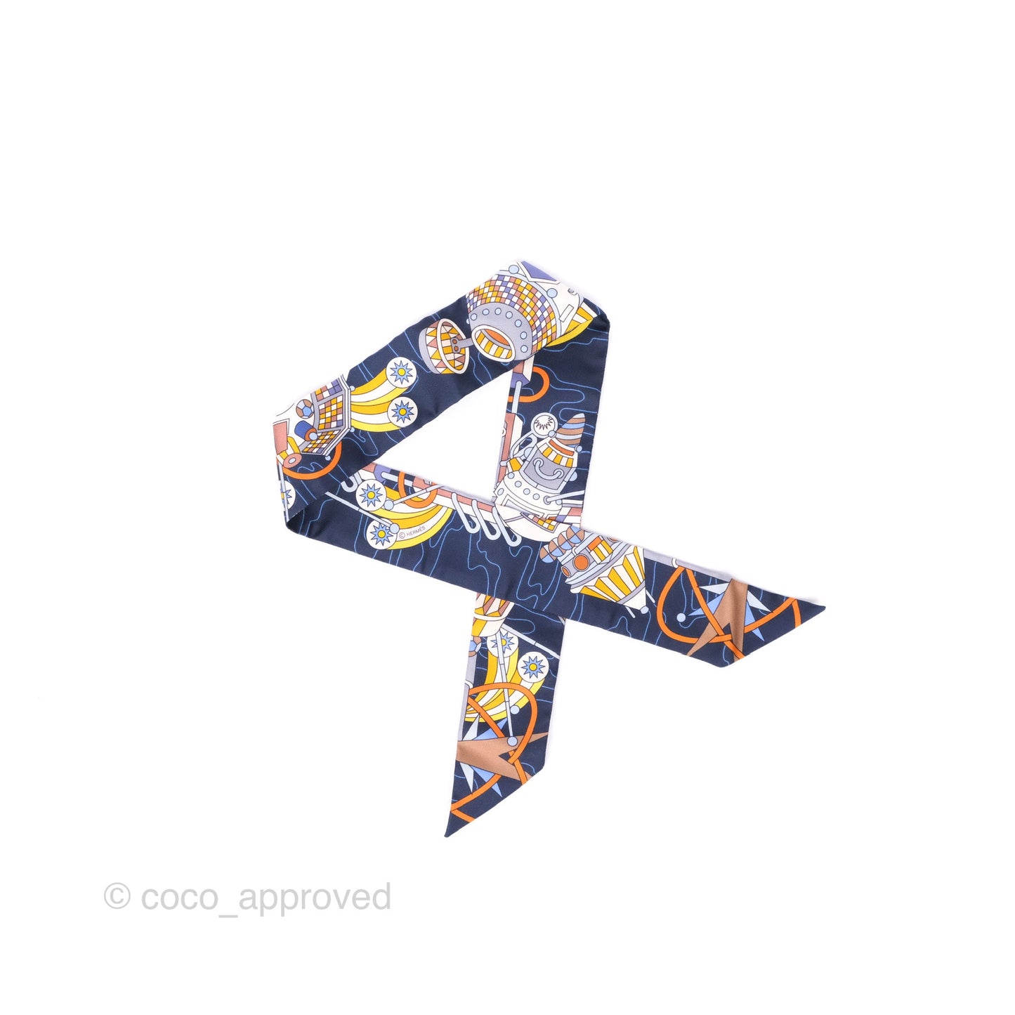 Hermès Scarf Odyssey Silk Twilly